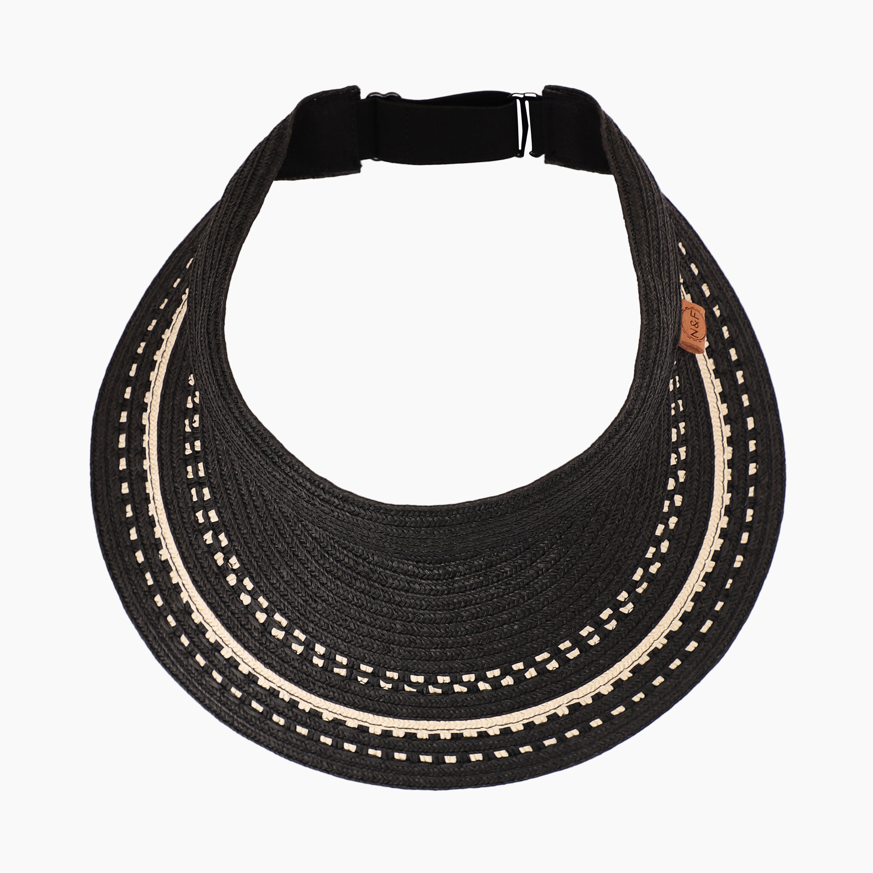 Women’s Paper Straw Sun Hat with Wide Brim and UPF 50+ Sun Protection