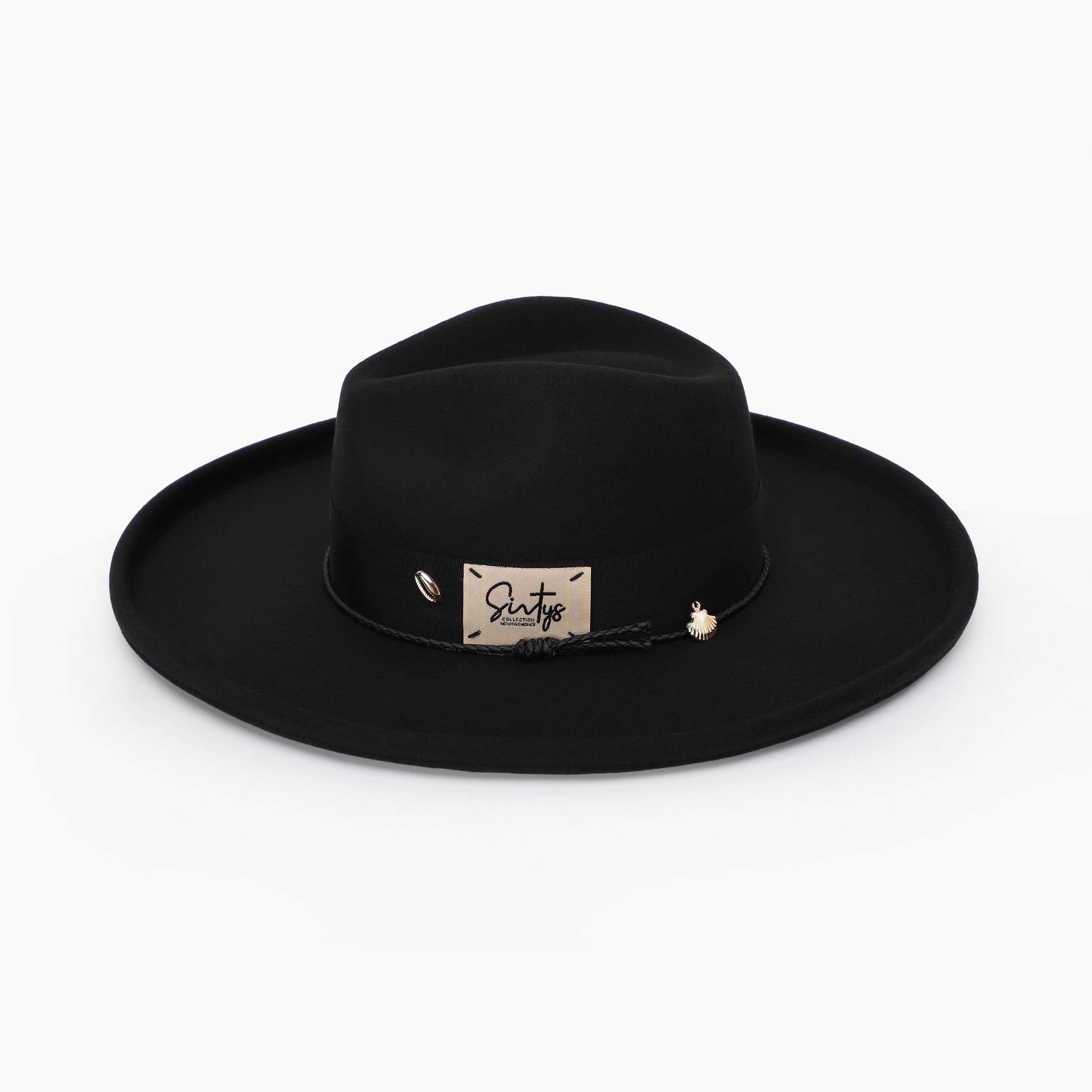 Unisex Polyester Fedora Hat with Wide Brim and UPF 50+ Sun Protection