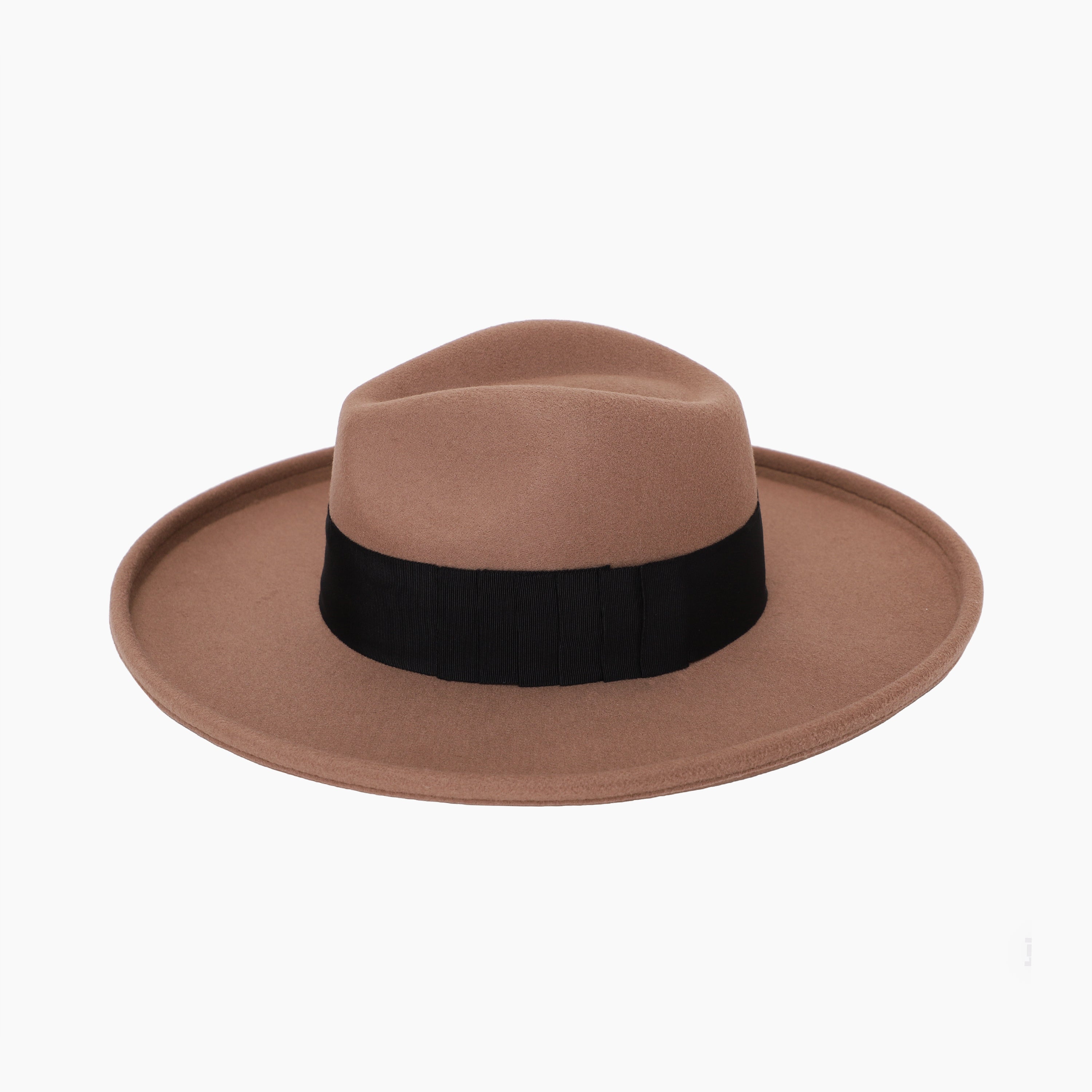 Unisex Polyester Fedora Hat with Wide Brim and UPF 50+ Sun Protection