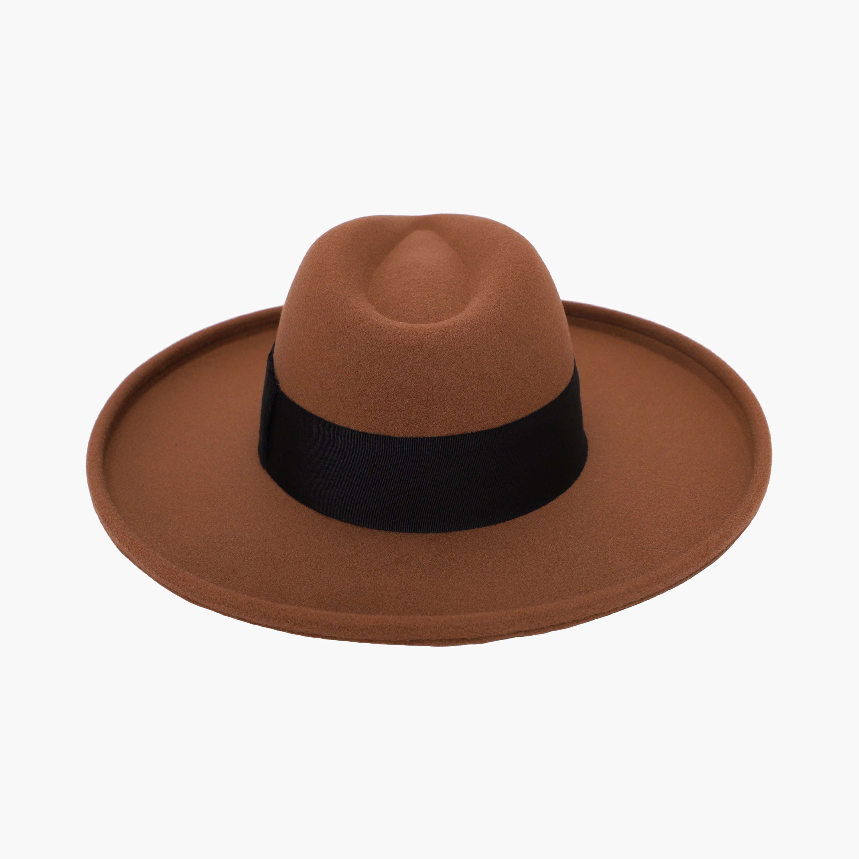 Unisex Polyester Fedora Hat with Wide Brim and UPF 50+ Sun Protection