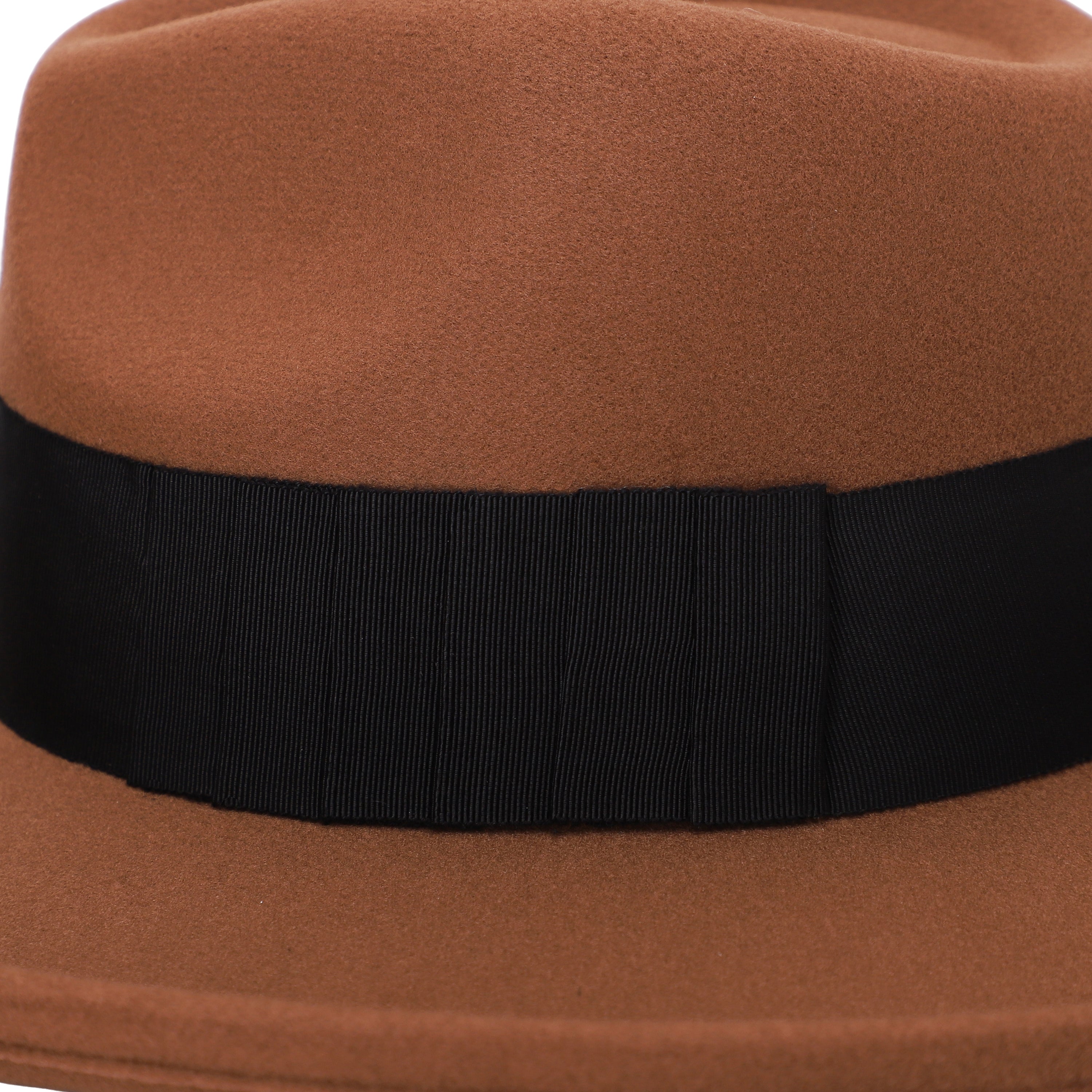 Unisex Polyester Fedora Hat with Wide Brim and UPF 50+ Sun Protection
