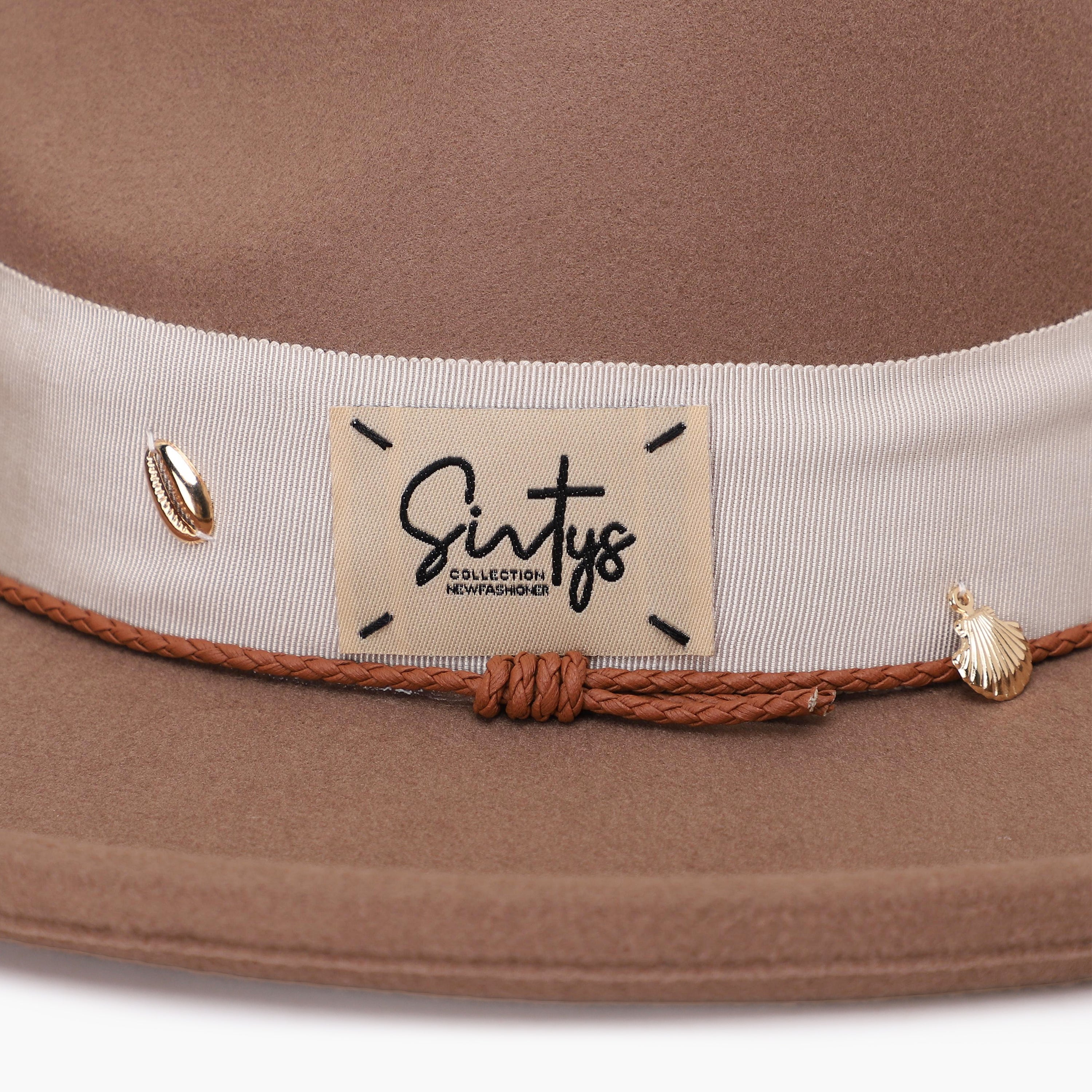 Unisex Polyester Fedora Hat with Wide Brim and UPF 50+ Sun Protection