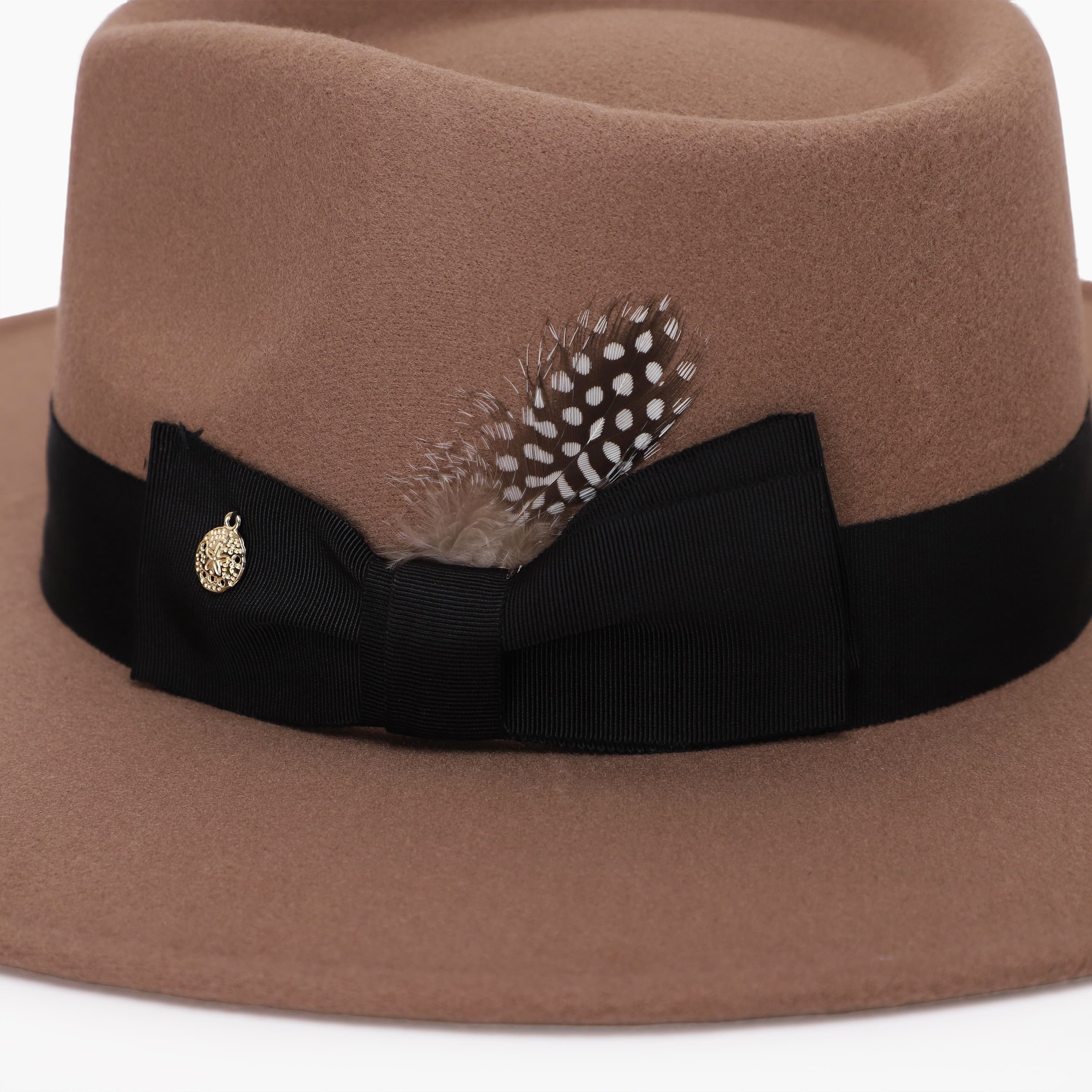 Unisex Polyester Fedora Hat with Wide Brim and UPF 50+ Sun Protection