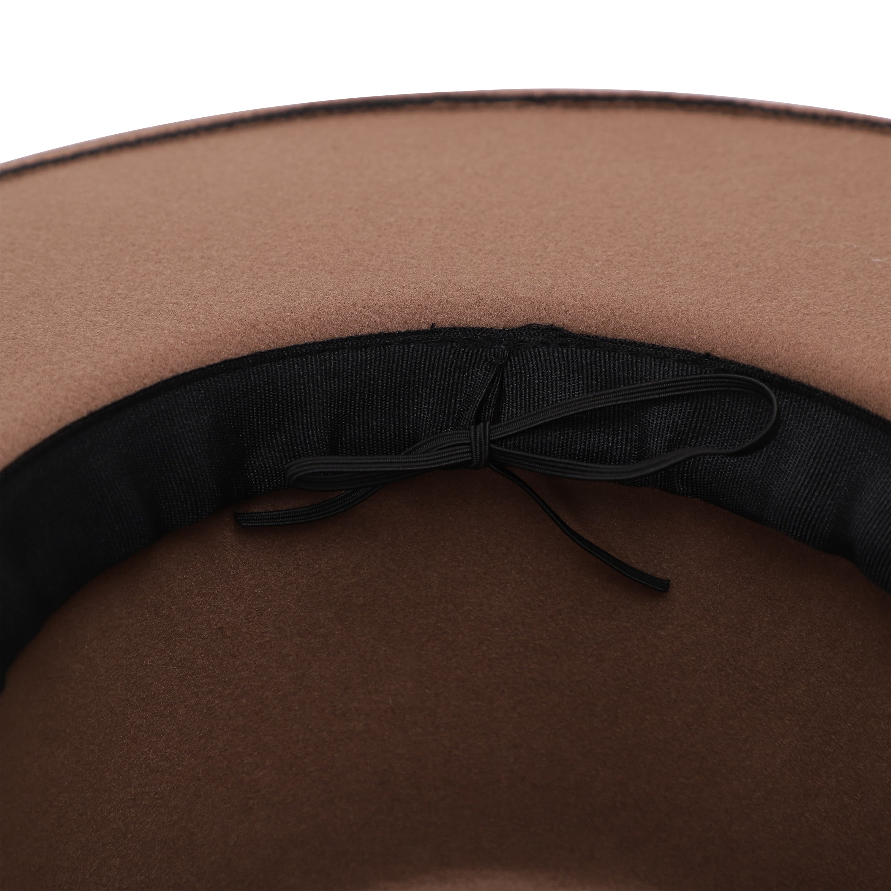 Unisex Polyester Fedora Hat with Wide Brim and UPF 50+ Sun Protection