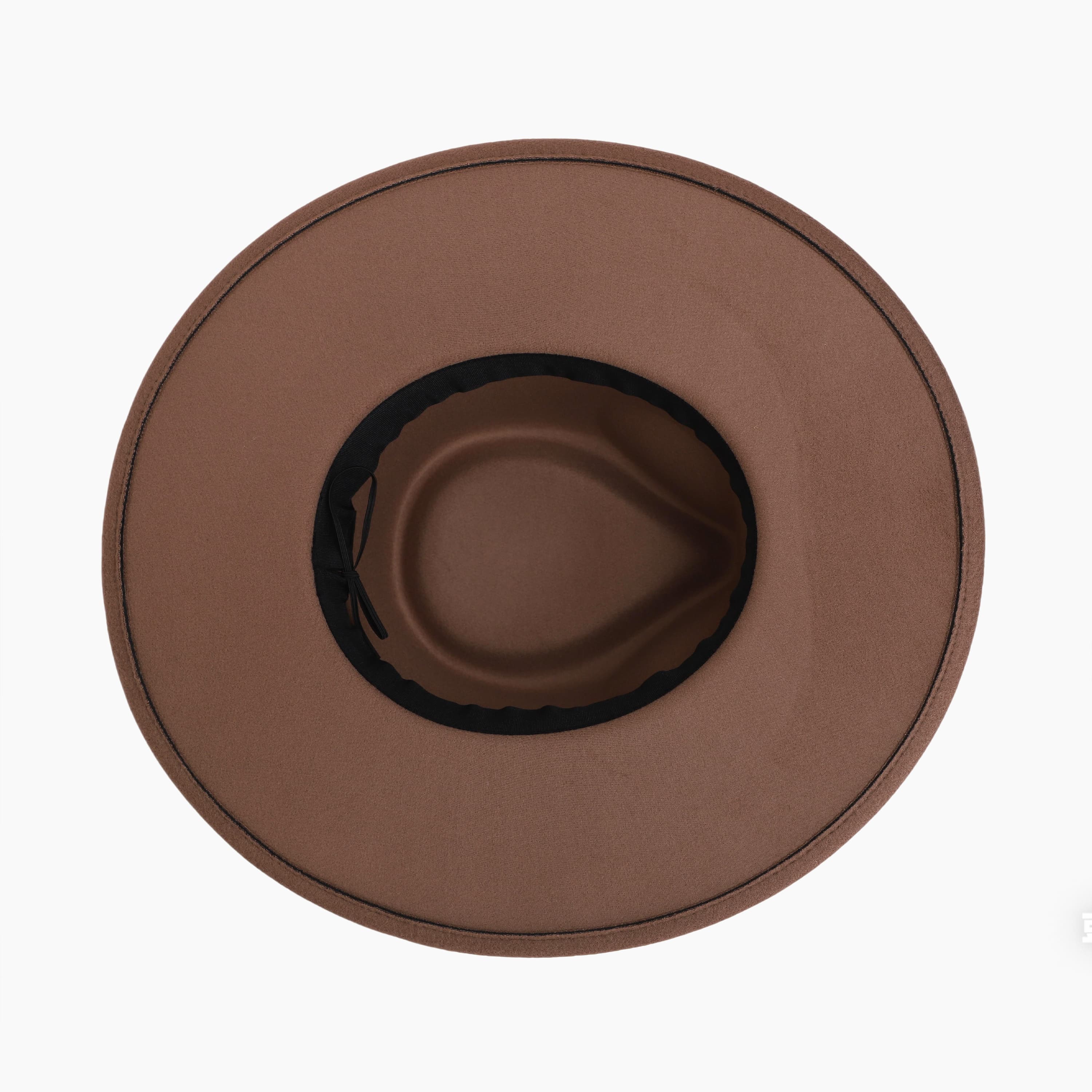 Unisex Polyester Fedora Hat with Wide Brim and UPF 50+ Sun Protection