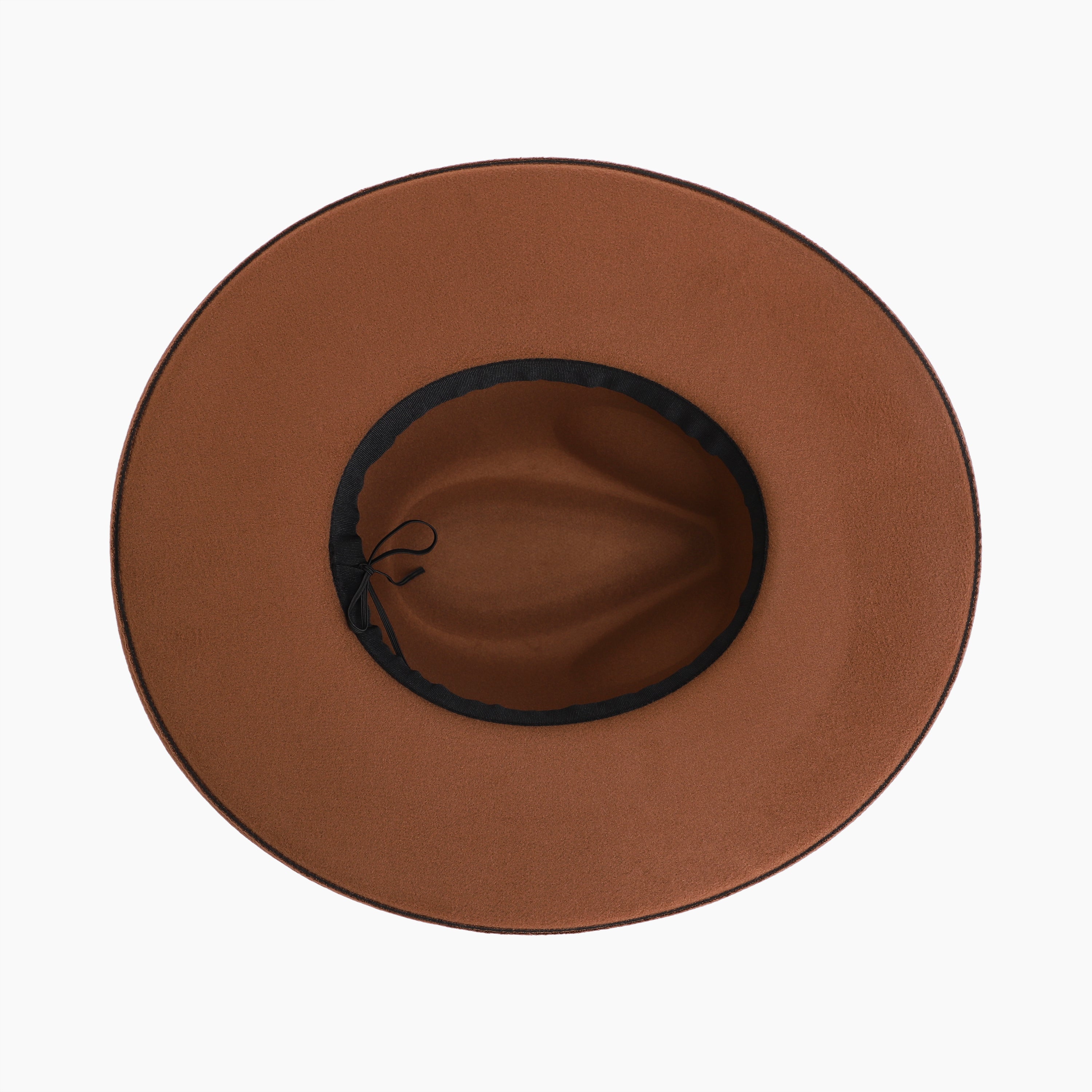 Unisex Polyester Fedora Hat with Wide Brim and UPF 50+ Sun Protection