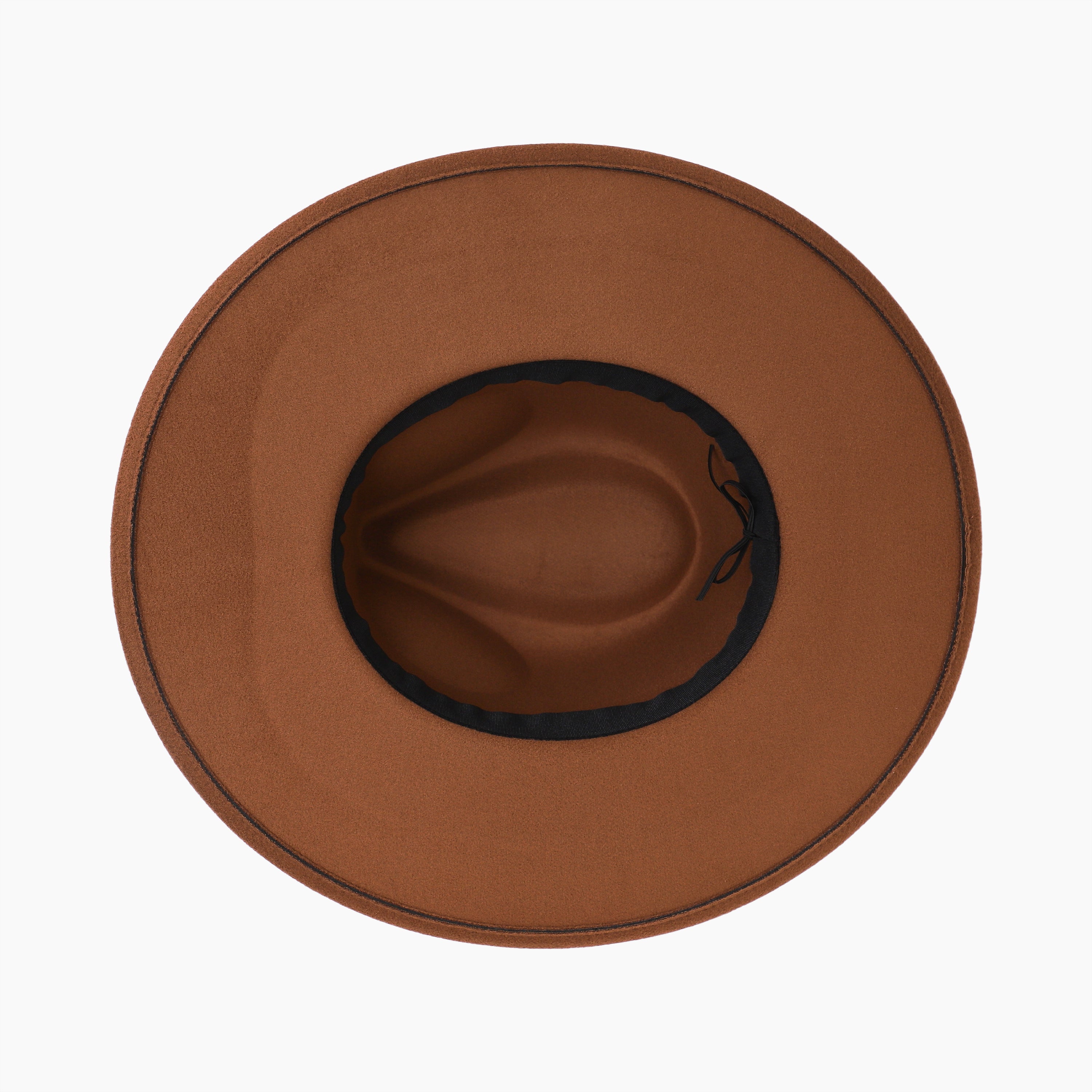 Unisex Polyester Fedora Hat with Wide Brim and UPF 50+ Sun Protection