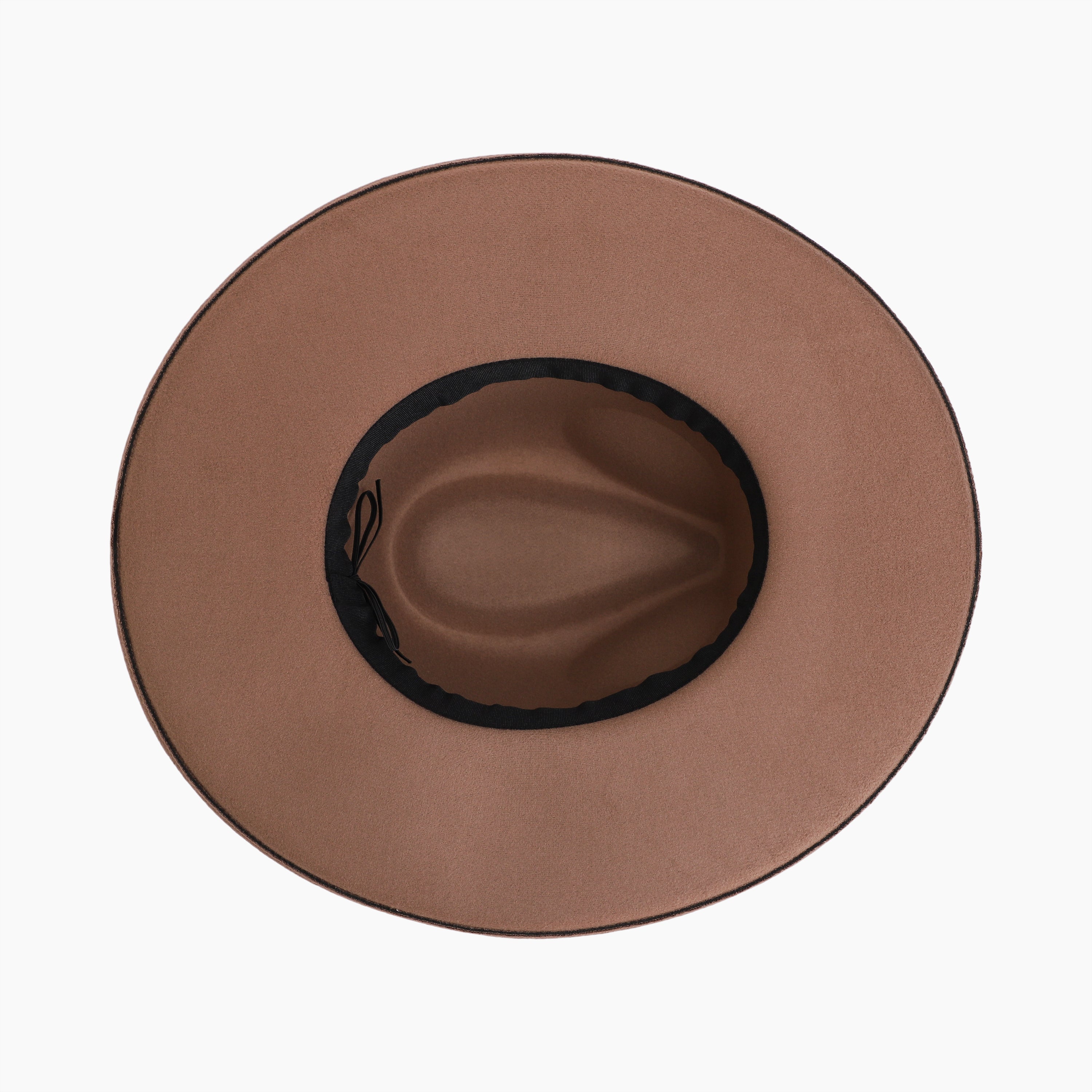 Unisex Polyester Fedora Hat with Wide Brim and UPF 50+ Sun Protection