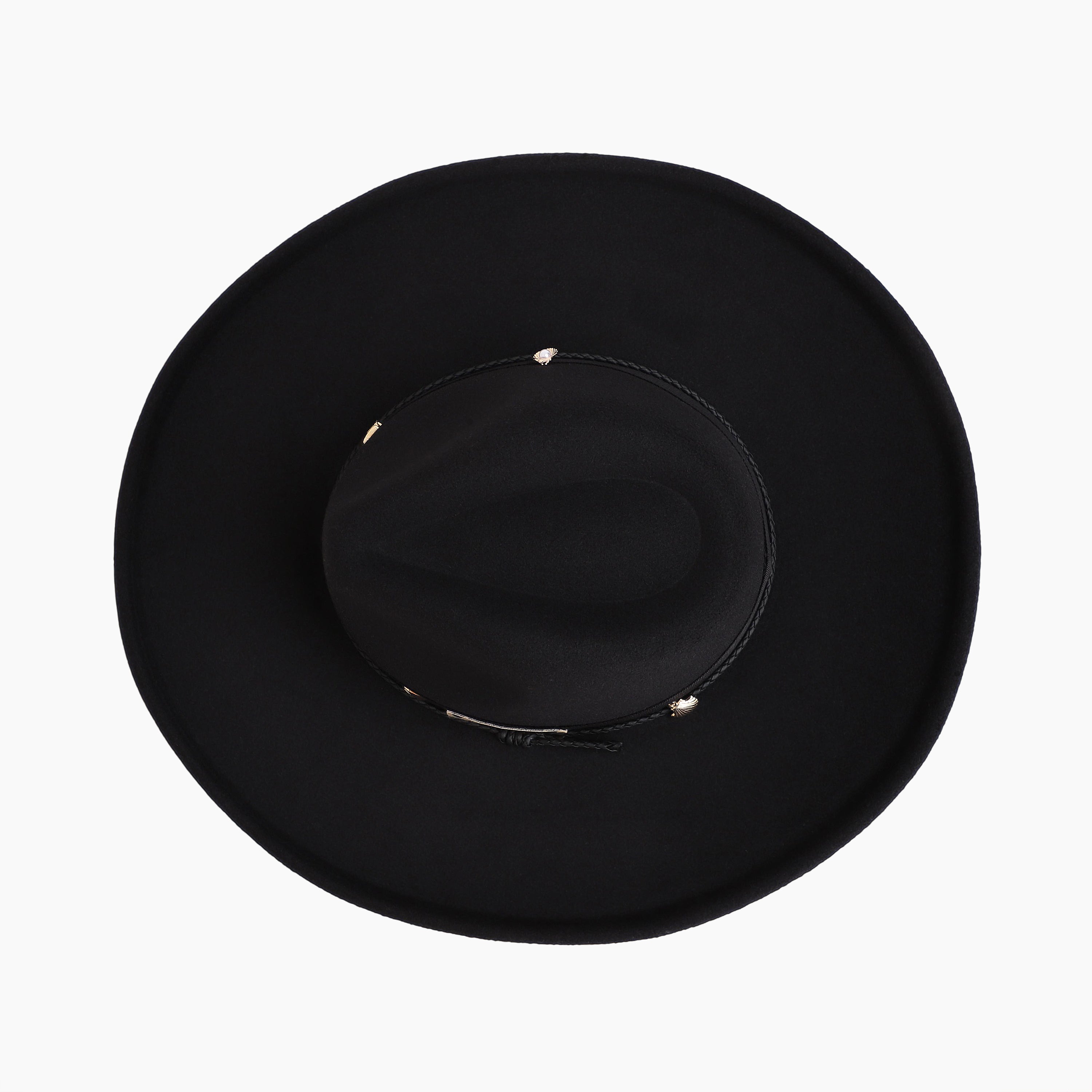 Unisex Polyester Fedora Hat with Wide Brim and UPF 50+ Sun Protection