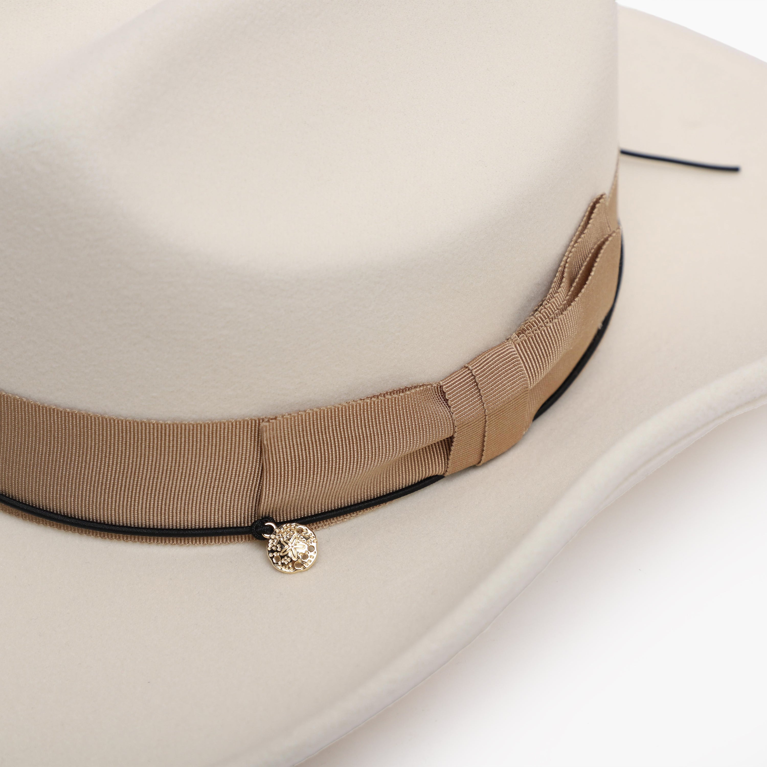 Unisex Polyester Fedora Hat with Wide Brim and UPF 50+ Sun Protection