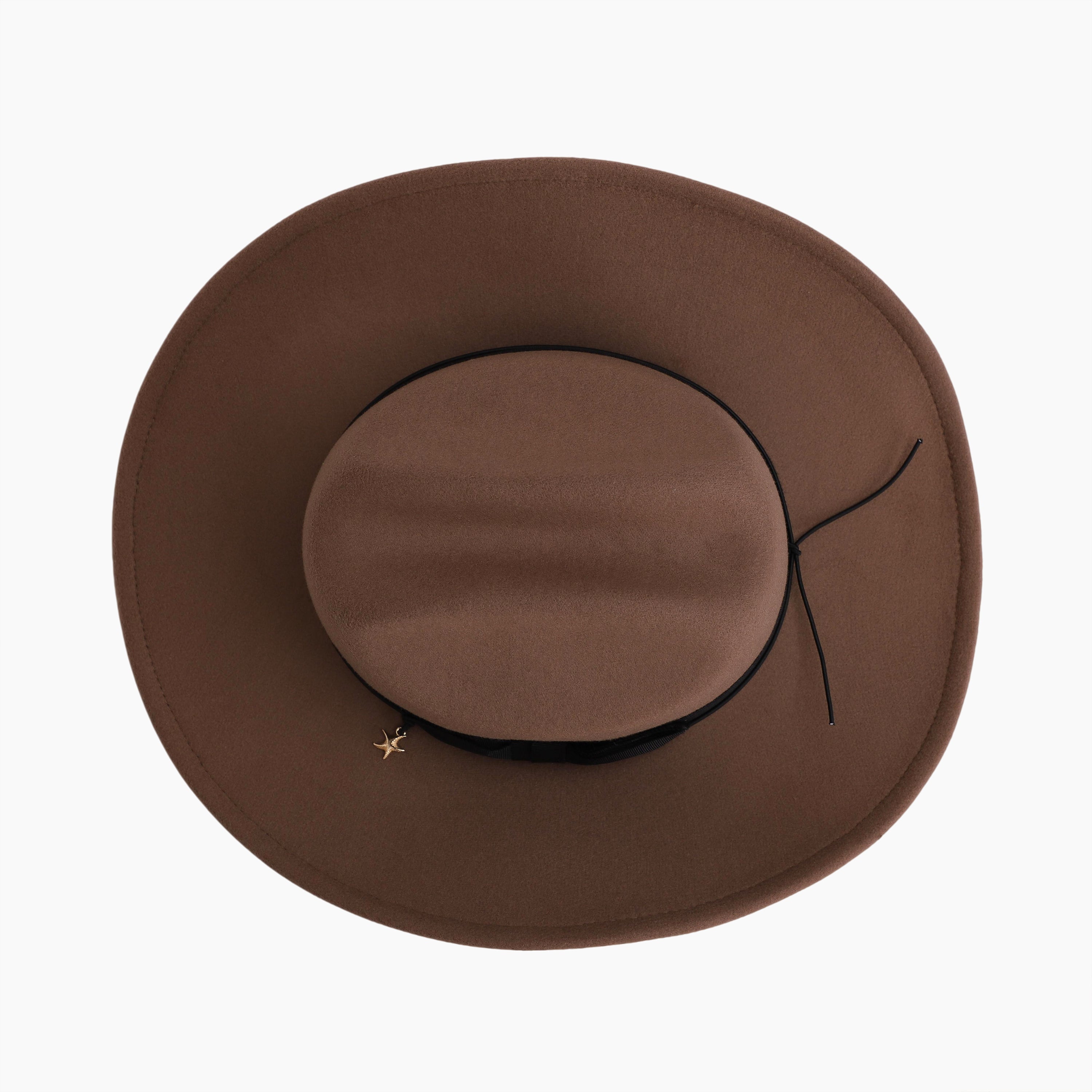 Unisex Polyester Fedora Hat with Wide Brim and UPF 50+ Sun Protection