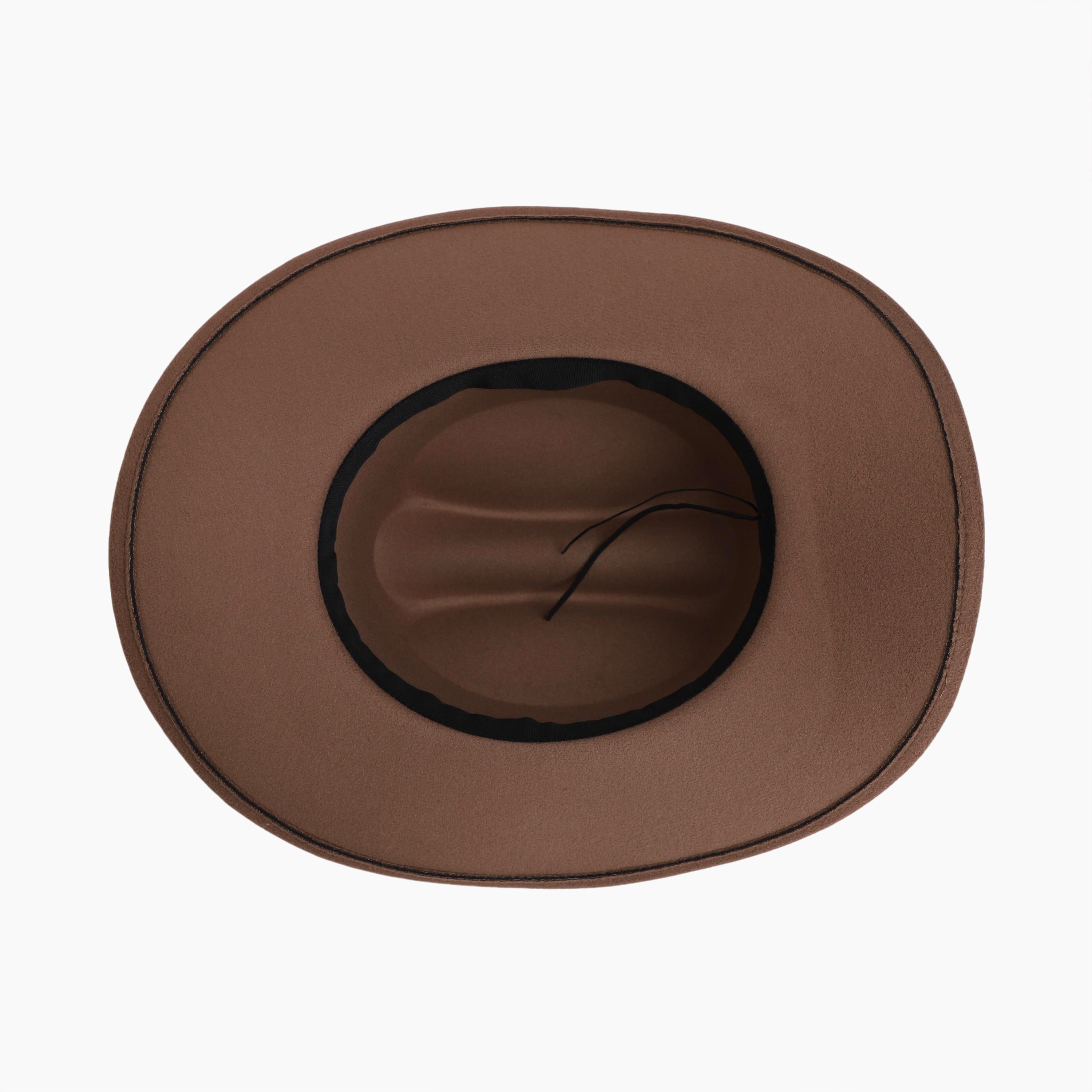 Unisex Polyester Fedora Hat with Wide Brim and UPF 50+ Sun Protection