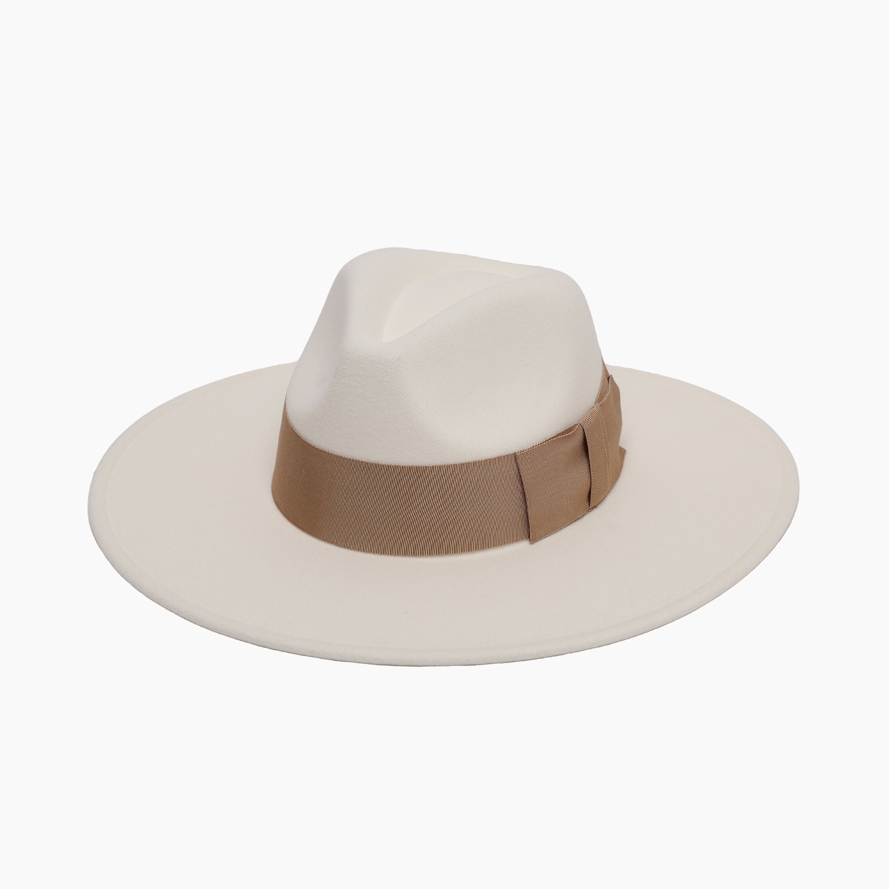 Unisex Polyester Fedora Hat with Wide Brim and UPF 50+ Sun Protection