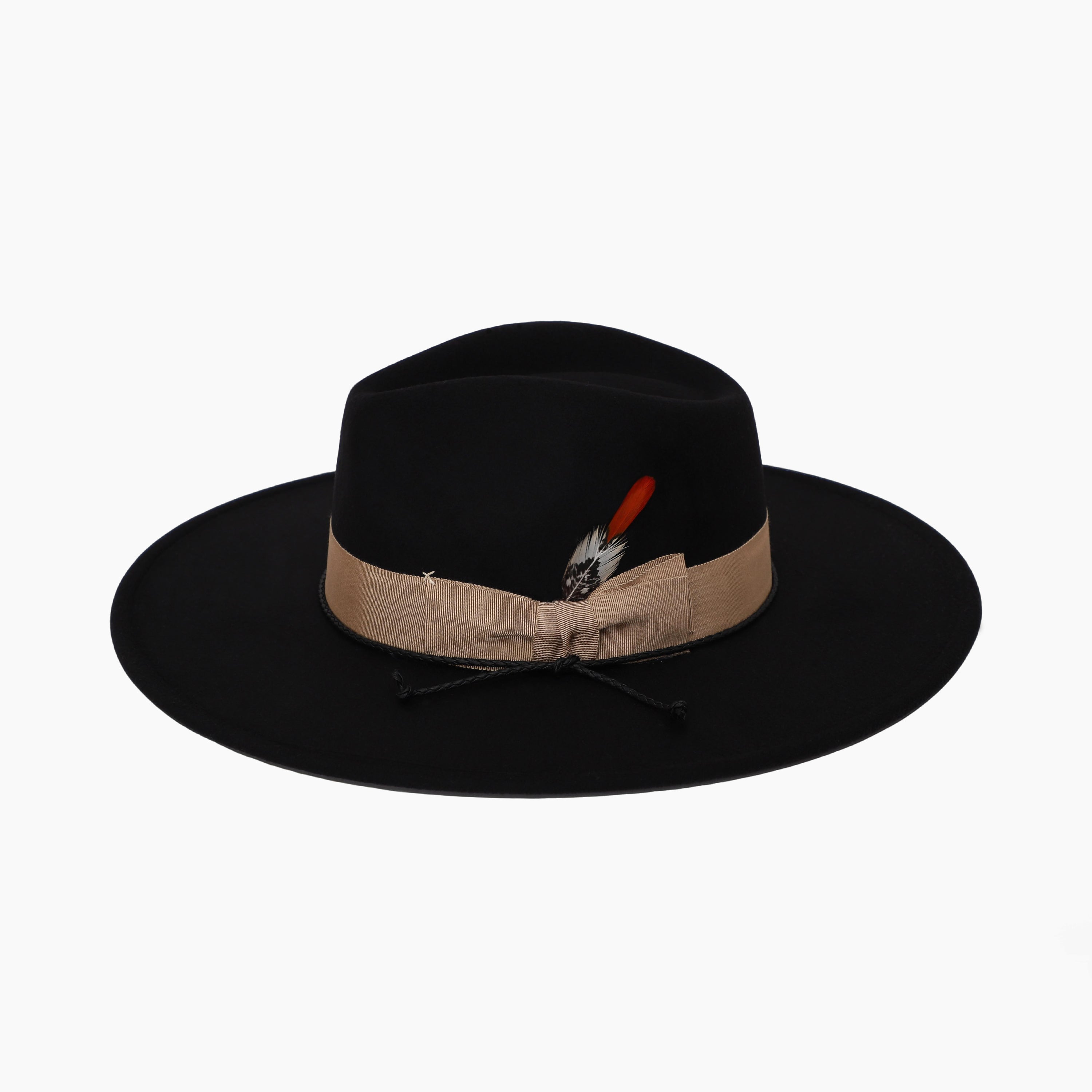 Unisex Polyester Fedora Hat with Wide Brim and UPF 50+ Sun Protection