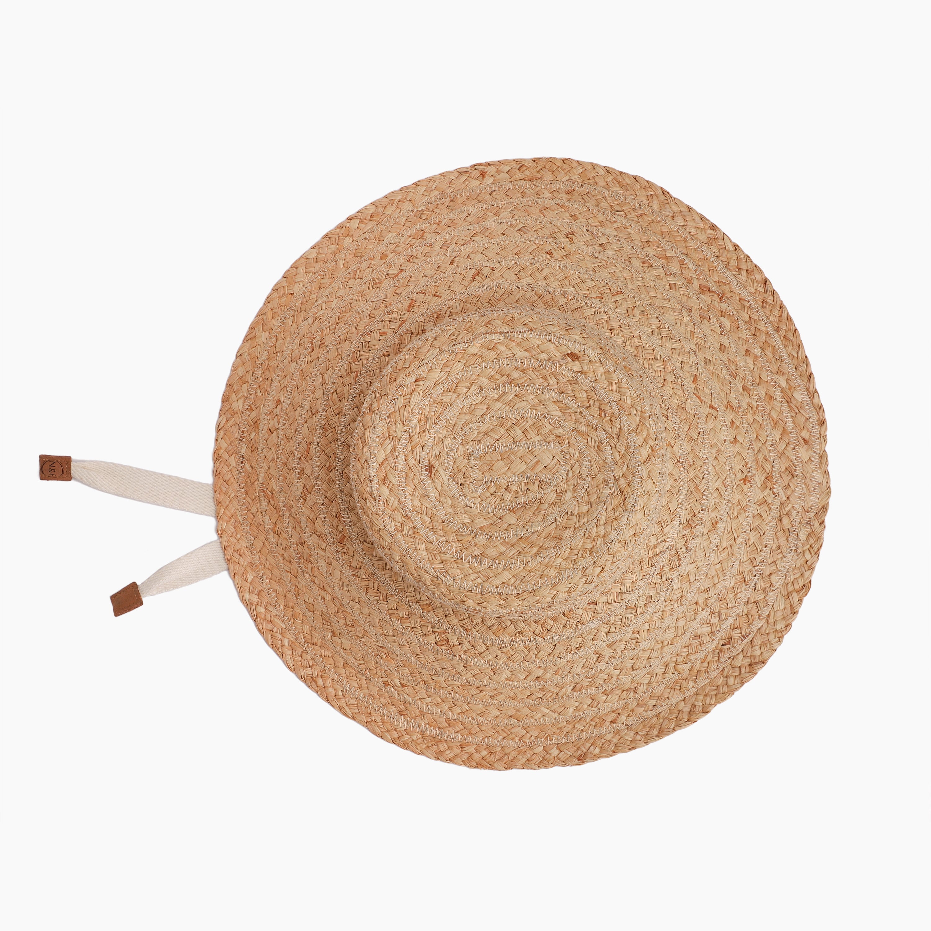Women’s Raffia Sun Hat with Wide Brim and UPF 50+ Sun Protection