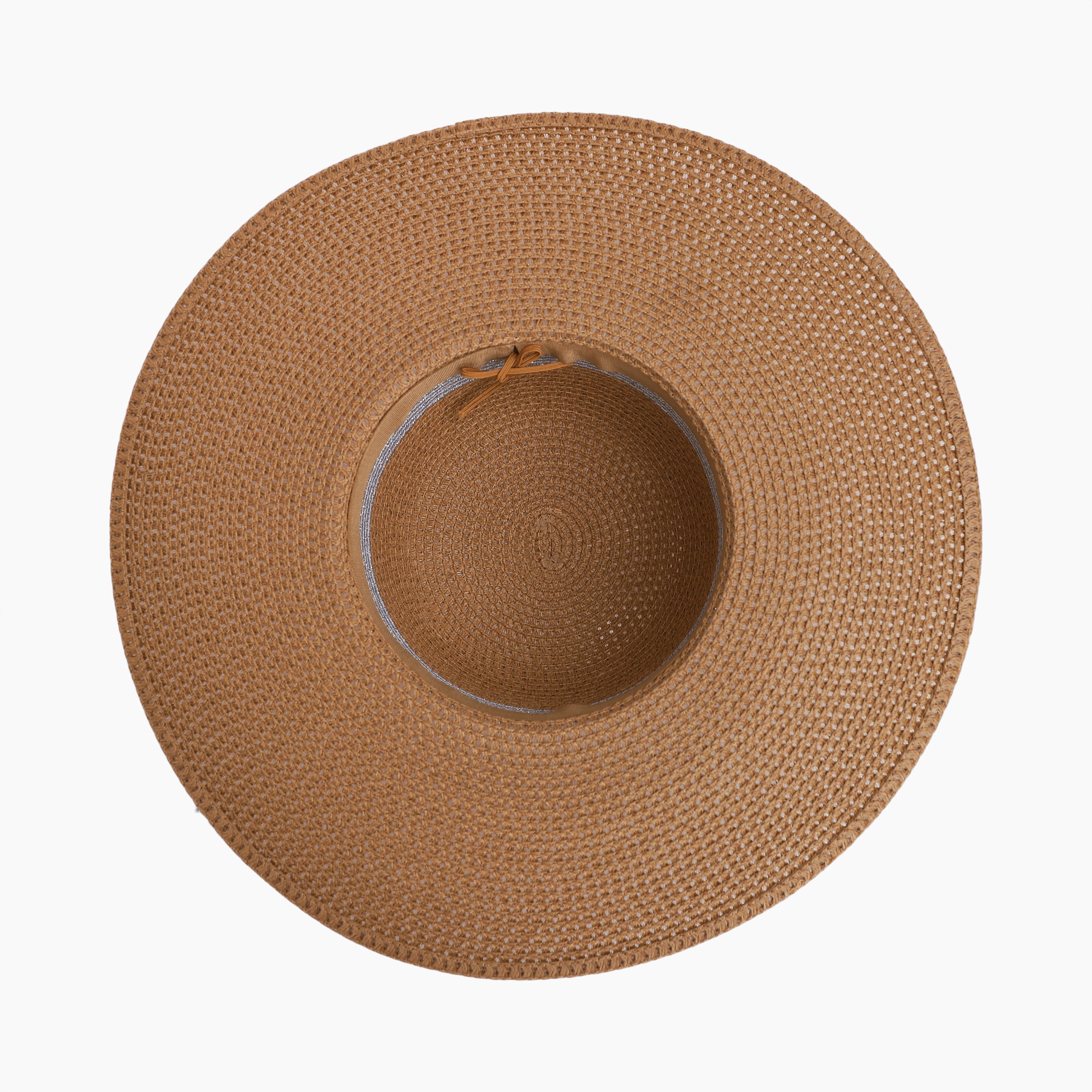 Women’s Paper Straw Sun Hat with Wide Brim and UPF 50+ Sun Protection