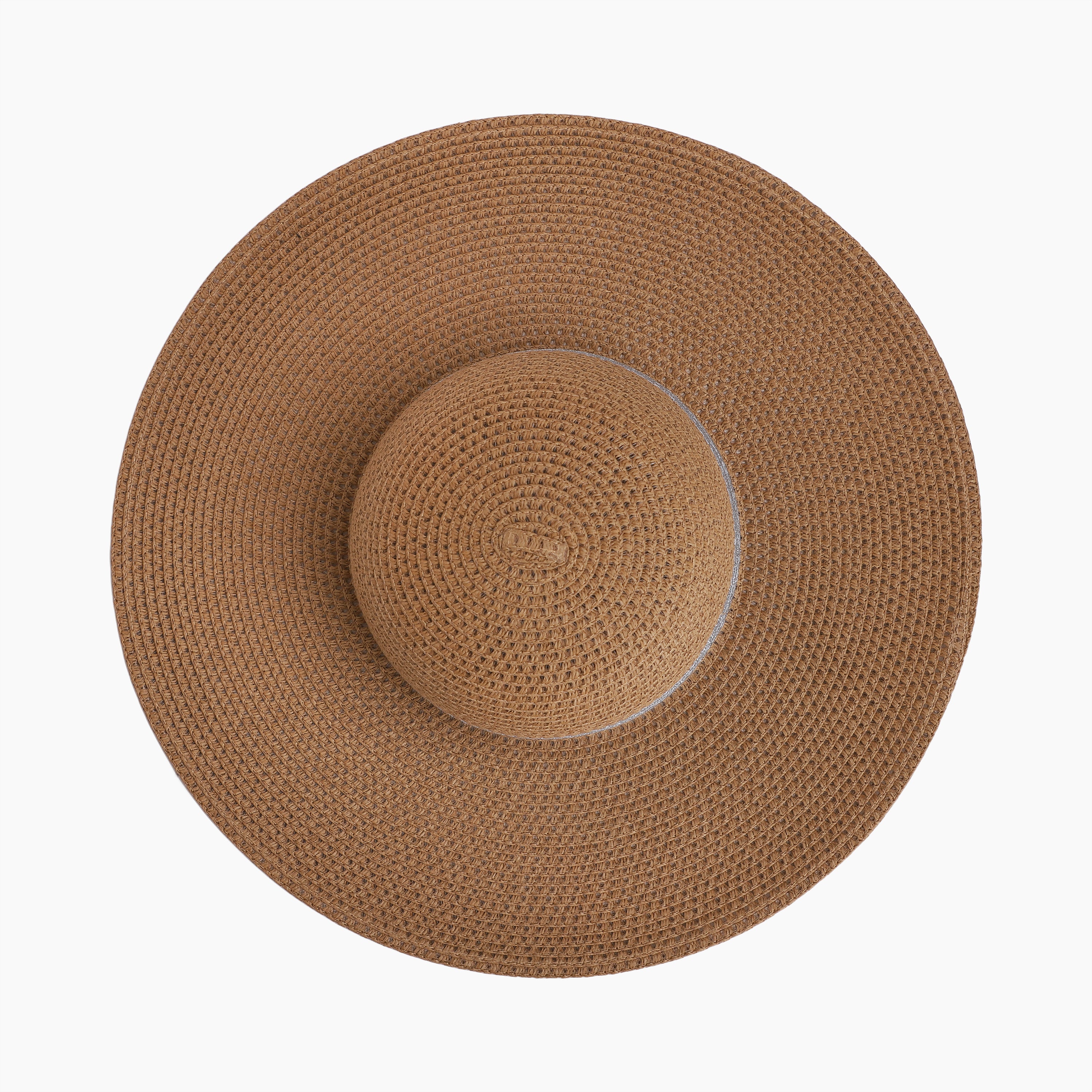 Women’s Paper Straw Sun Hat with Wide Brim and UPF 50+ Sun Protection