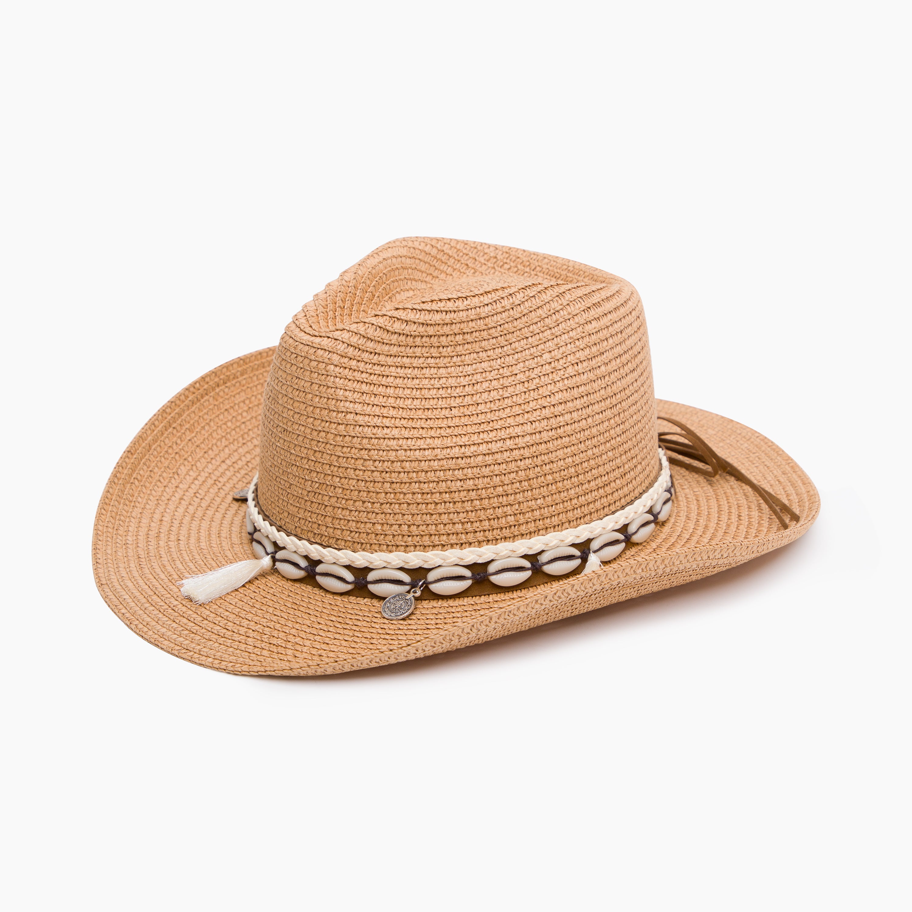 Unisex Paper Straw Fedora Hat with Wide Brim and UPF 50+ Sun Protection