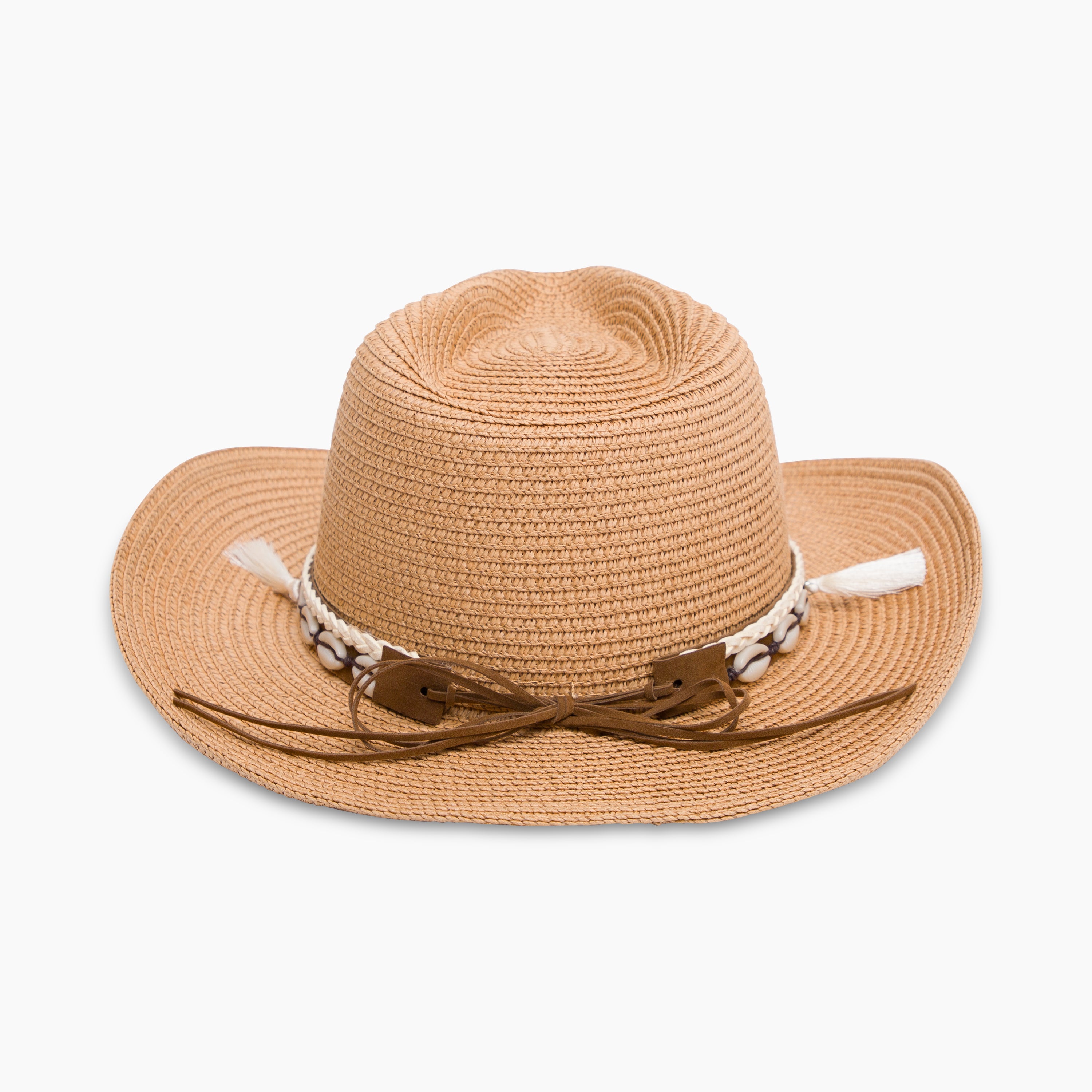 Unisex Paper Straw Fedora Hat with Wide Brim and UPF 50+ Sun Protection