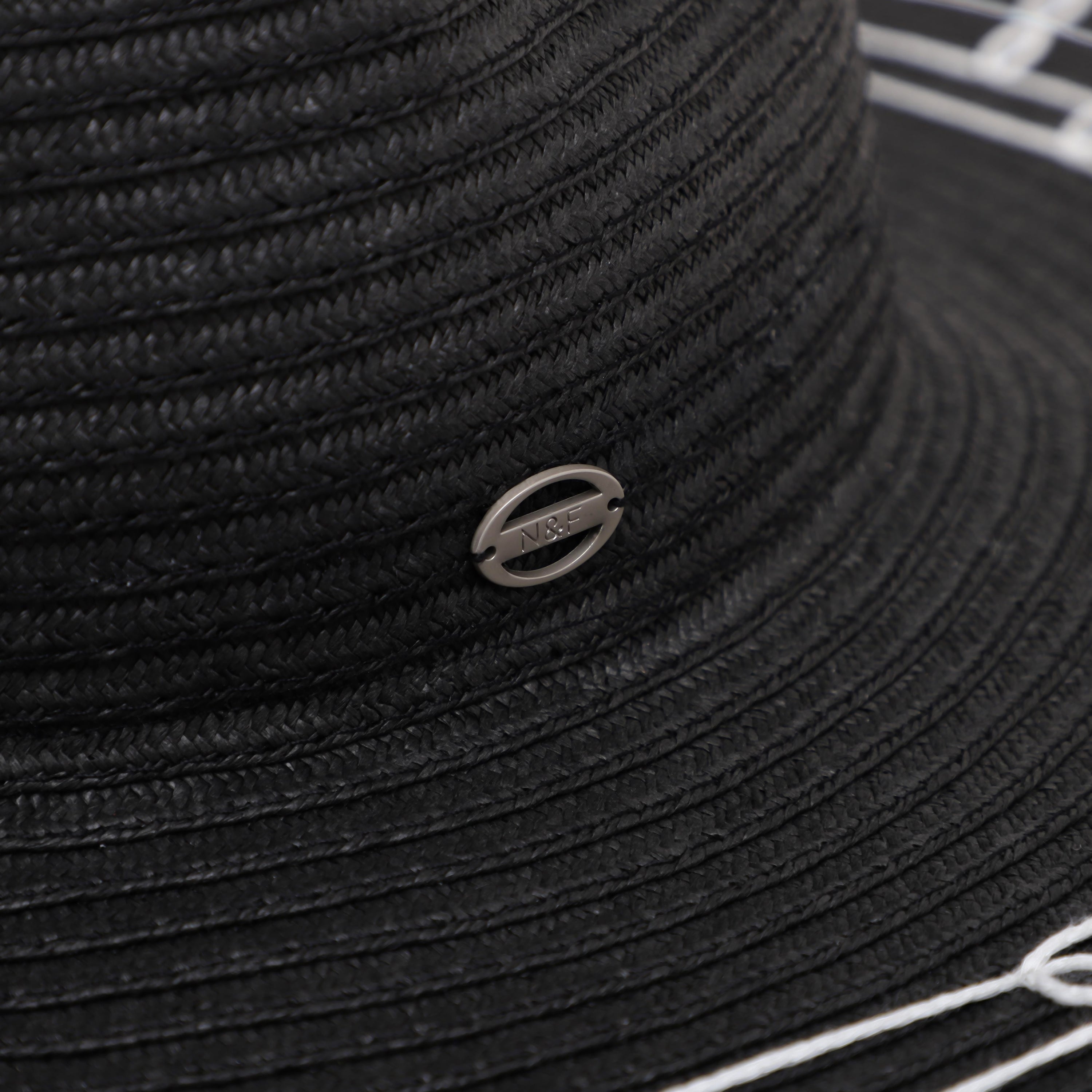 Unisex Paper Straw Fedora Hat with Wide Brim and UPF 50+ Sun Protection