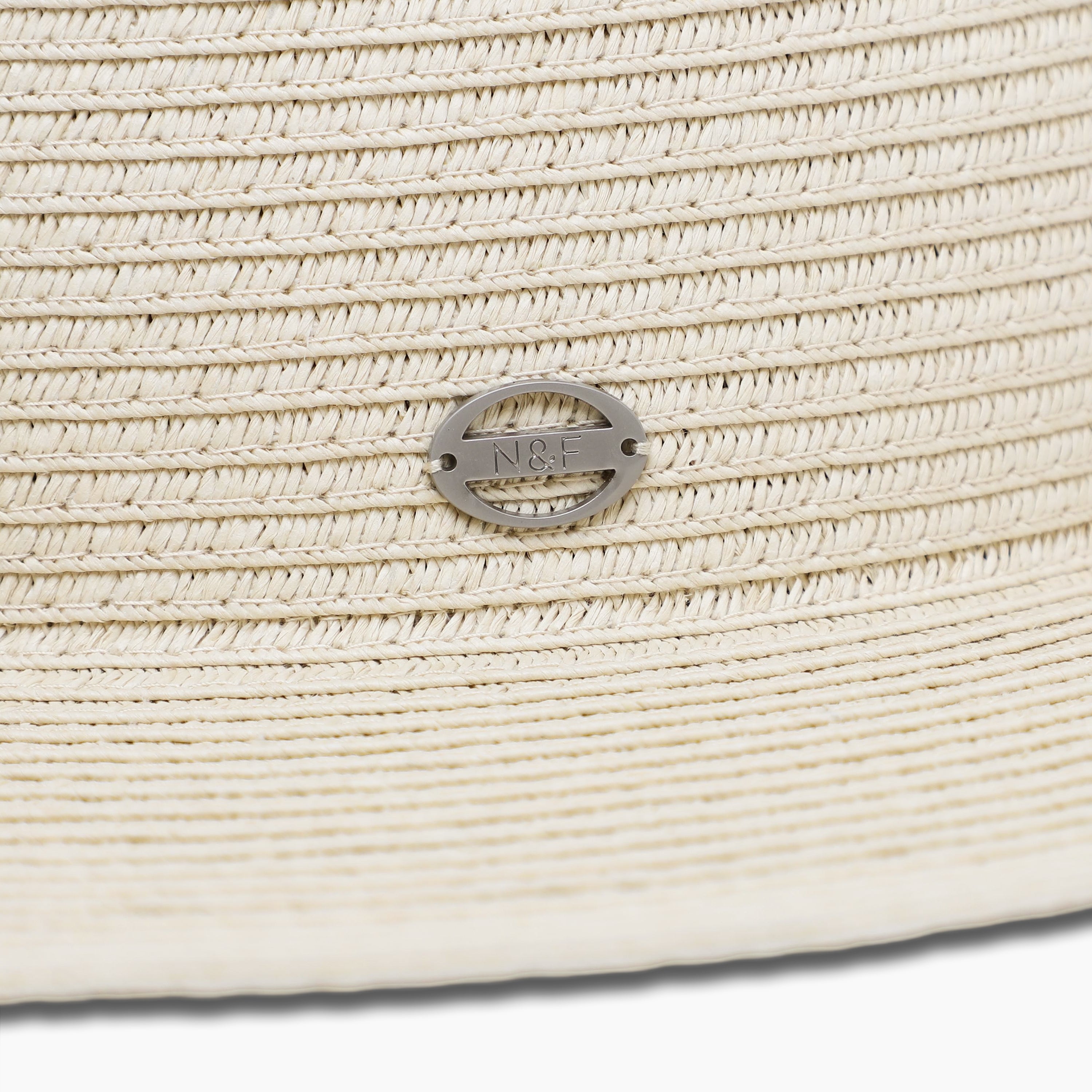 Unisex Paper Straw Fedora Hat with Wide Brim and UPF 50+ Sun Protection
