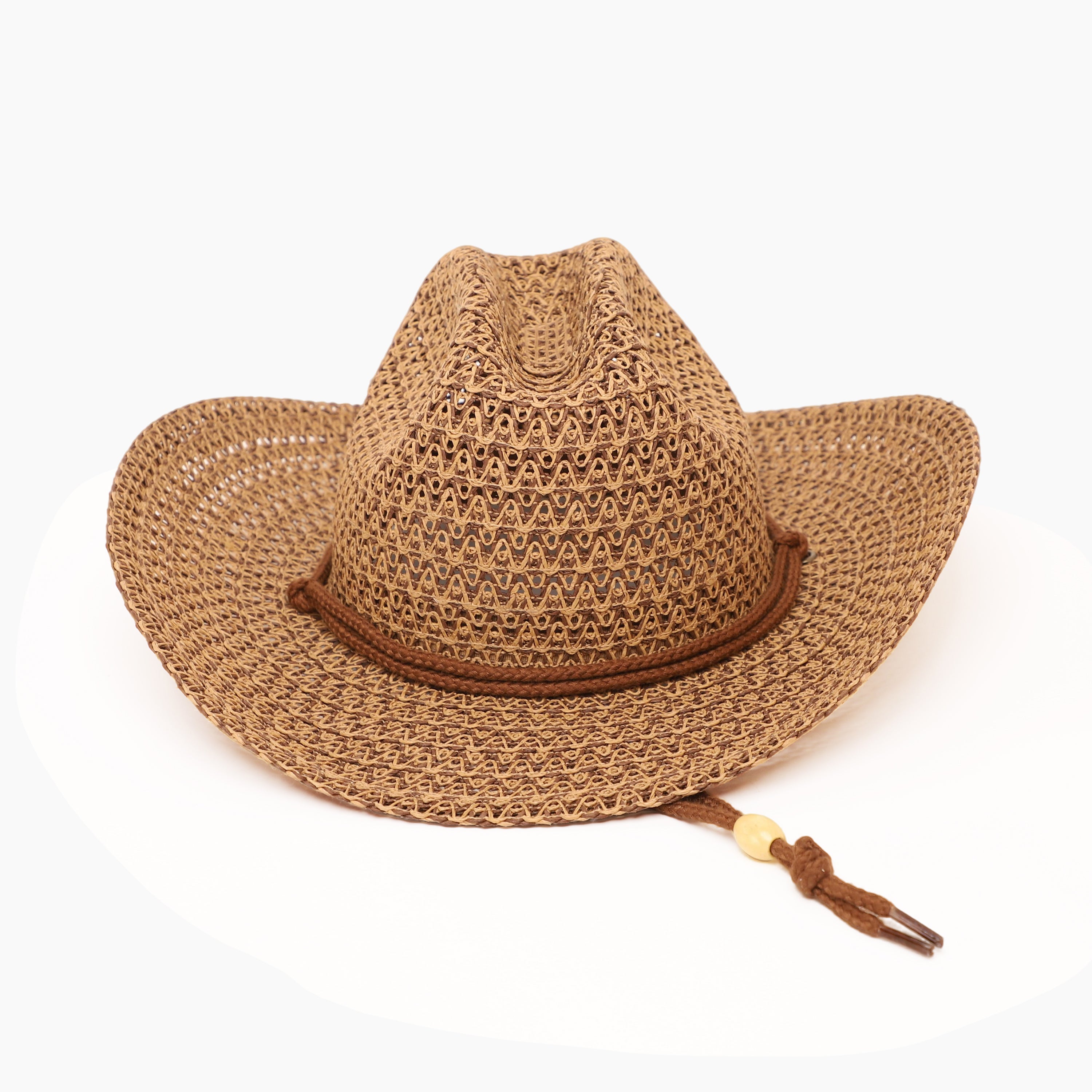 Unisex Paper Straw Fedora Hat with Wide Brim and UPF 50+ Sun Protection