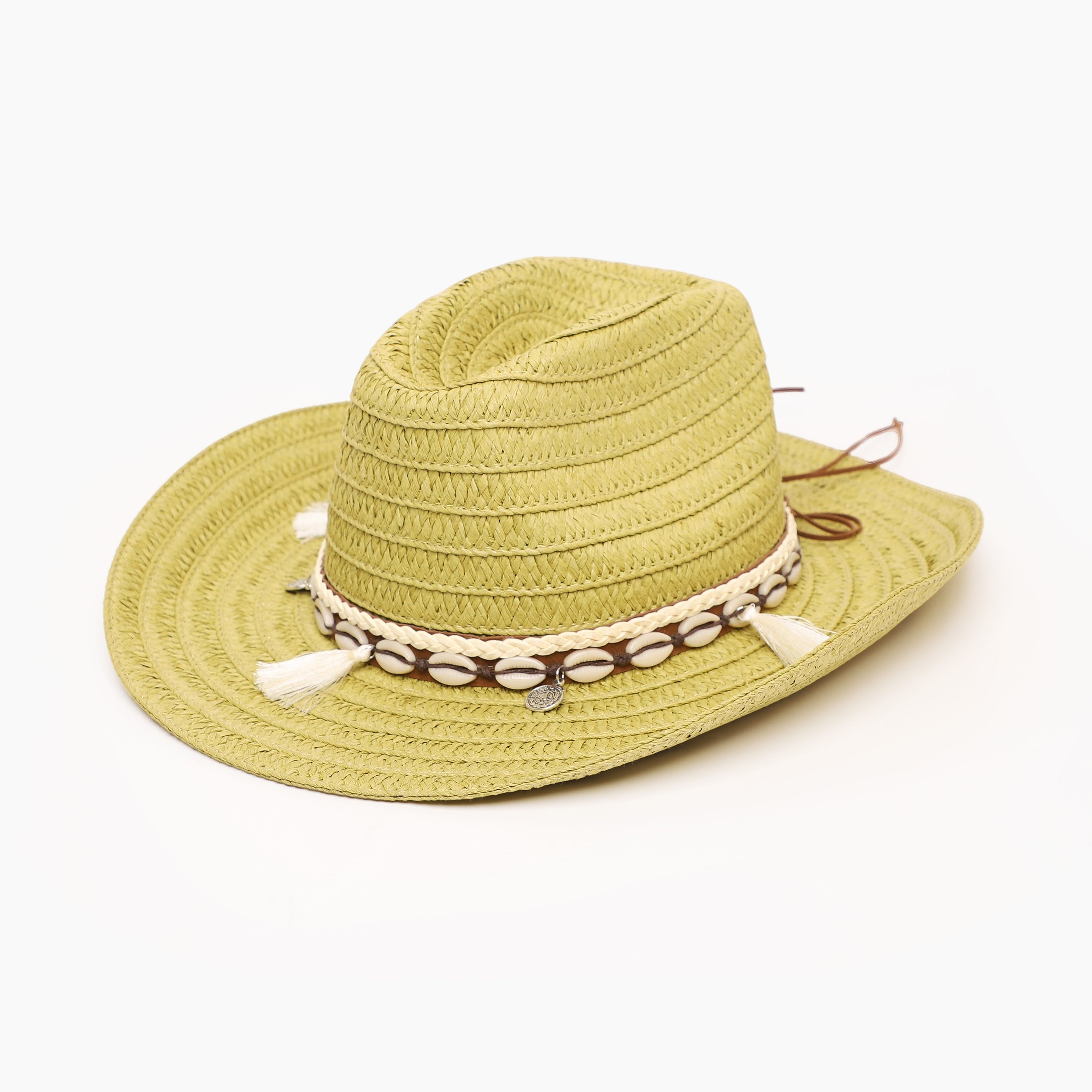 Unisex Paper Straw Fedora Hat with Wide Brim and UPF 50+ Sun Protection