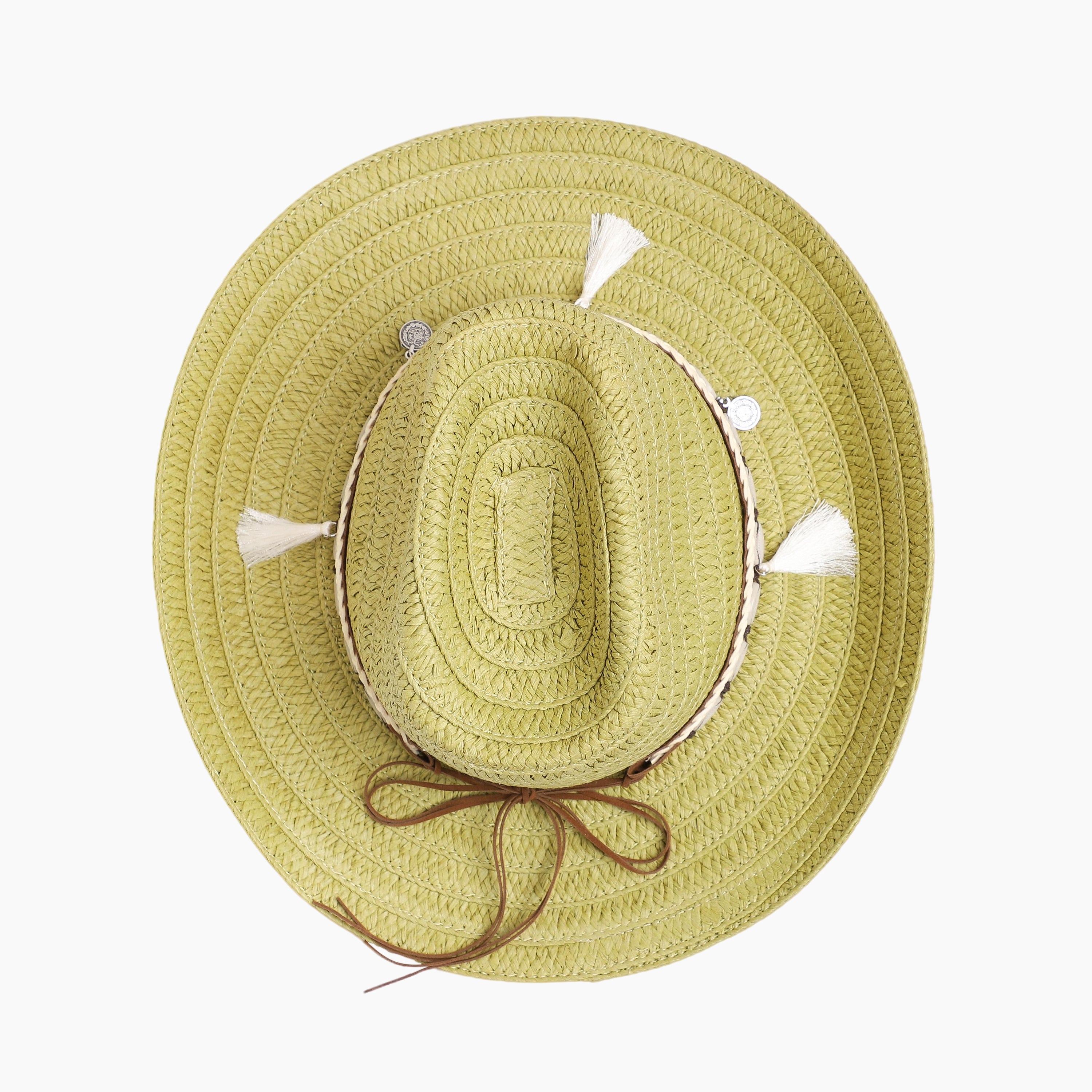 Unisex Paper Straw Fedora Hat with Wide Brim and UPF 50+ Sun Protection