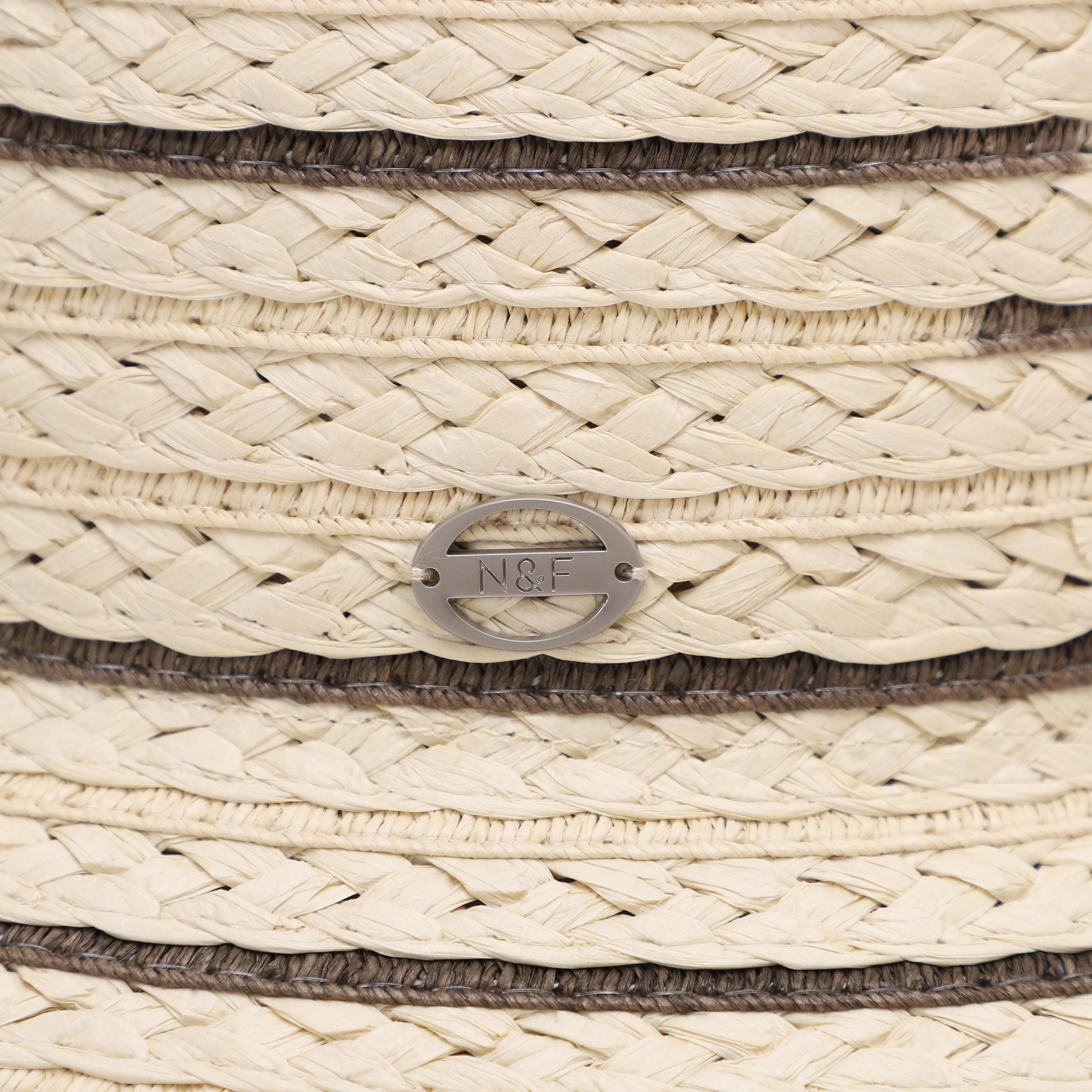 Women’s Paper Straw Bucket Hat with Wide Brim and UPF 50+ Sun Protection