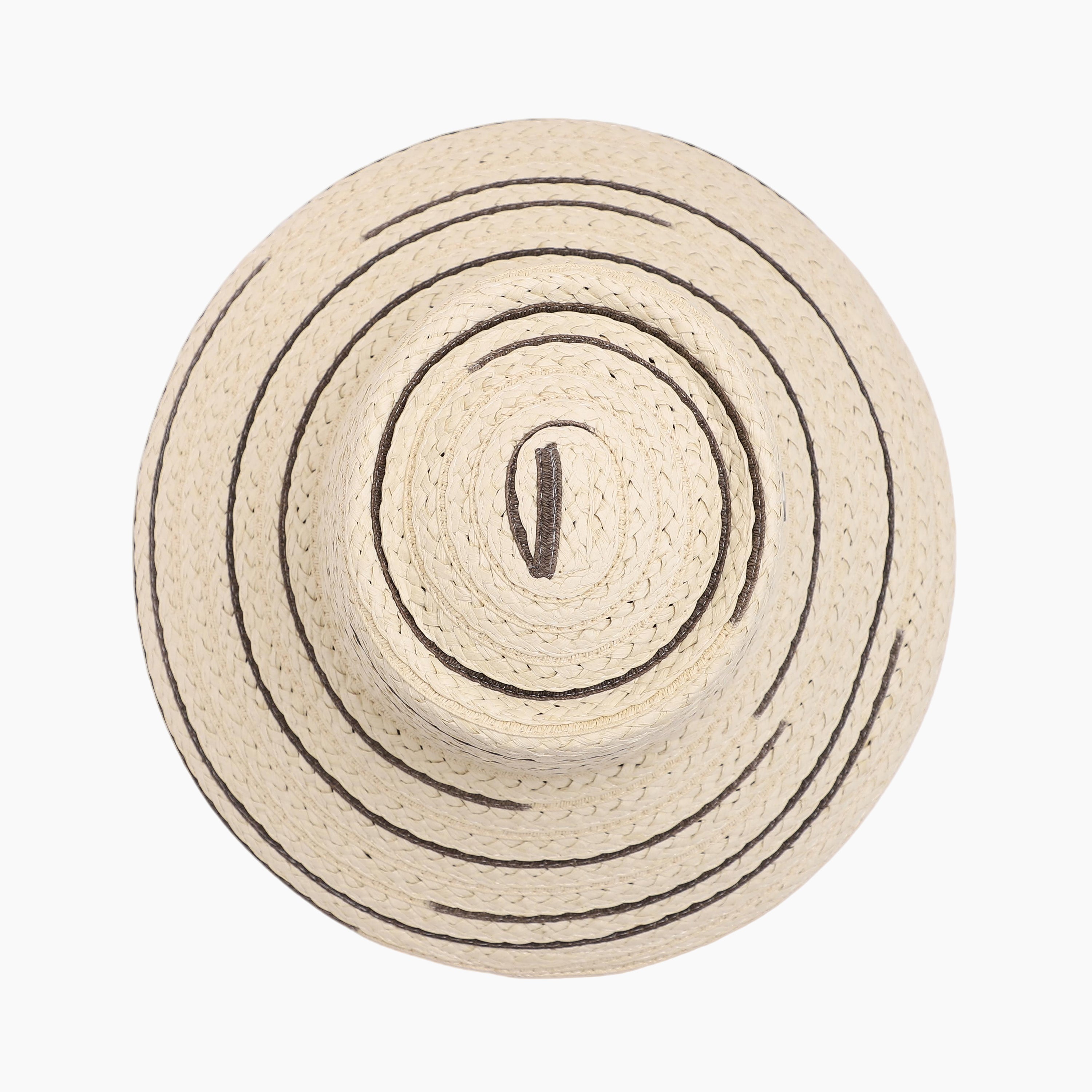 Women’s Paper Straw Bucket Hat with Wide Brim and UPF 50+ Sun Protection