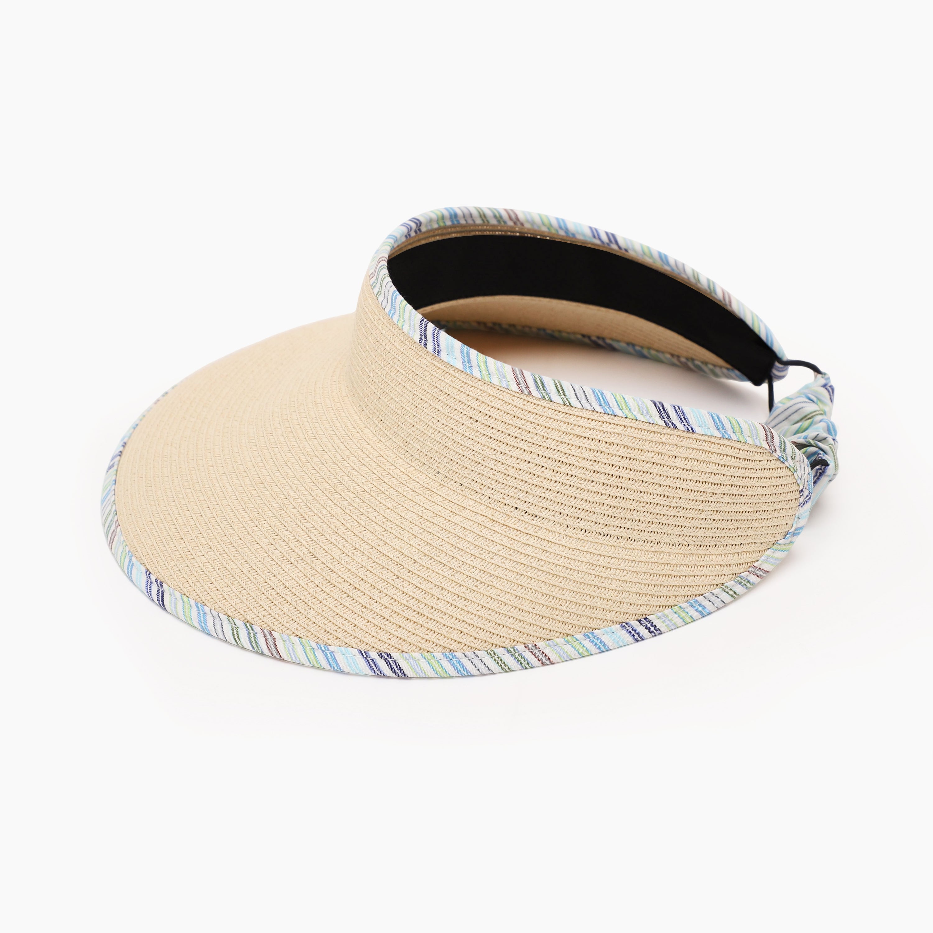 Women’s Paper Straw Sun Hat with Wide Brim and UPF 50+ Sun Protection