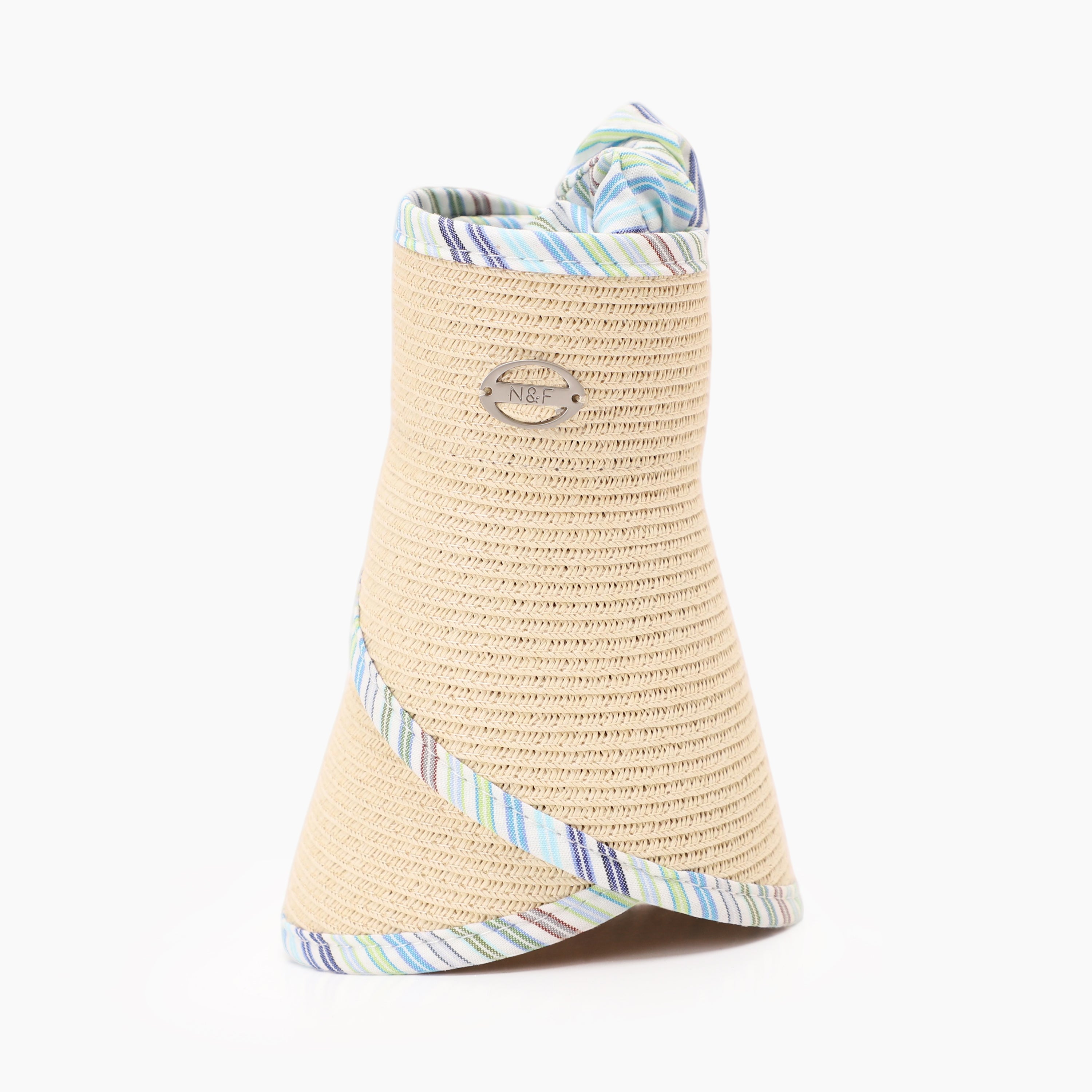 Women’s Paper Straw Sun Hat with Wide Brim and UPF 50+ Sun Protection