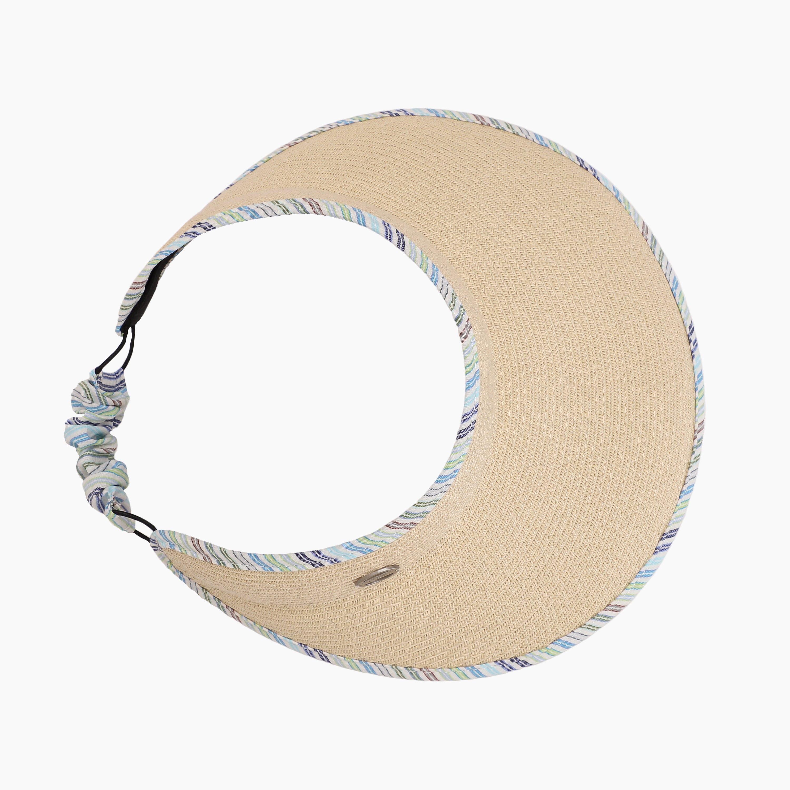 Women’s Paper Straw Sun Hat with Wide Brim and UPF 50+ Sun Protection