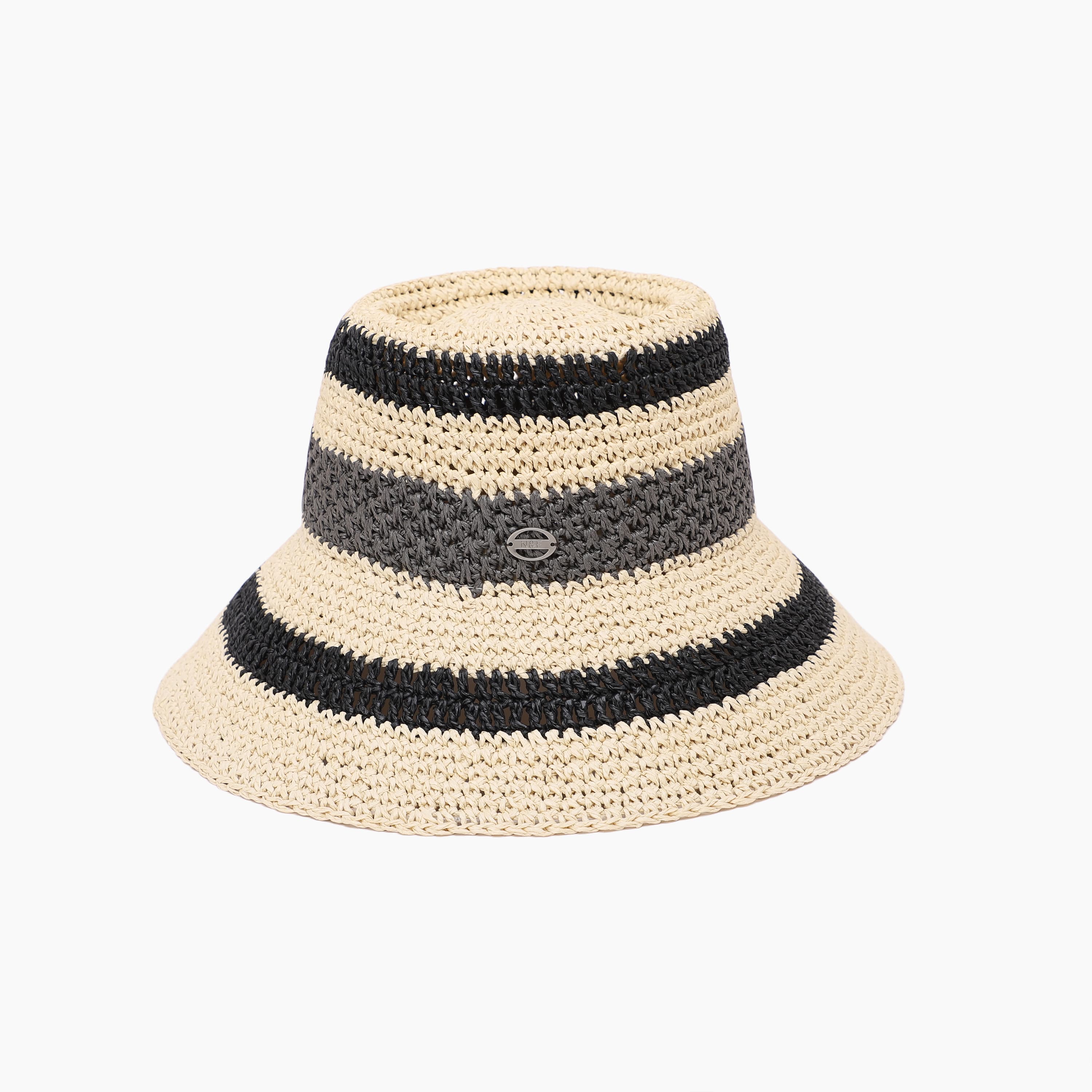 Women’s Paper Straw Bucket Hat with Wide Brim and UPF 50+ Sun Protection