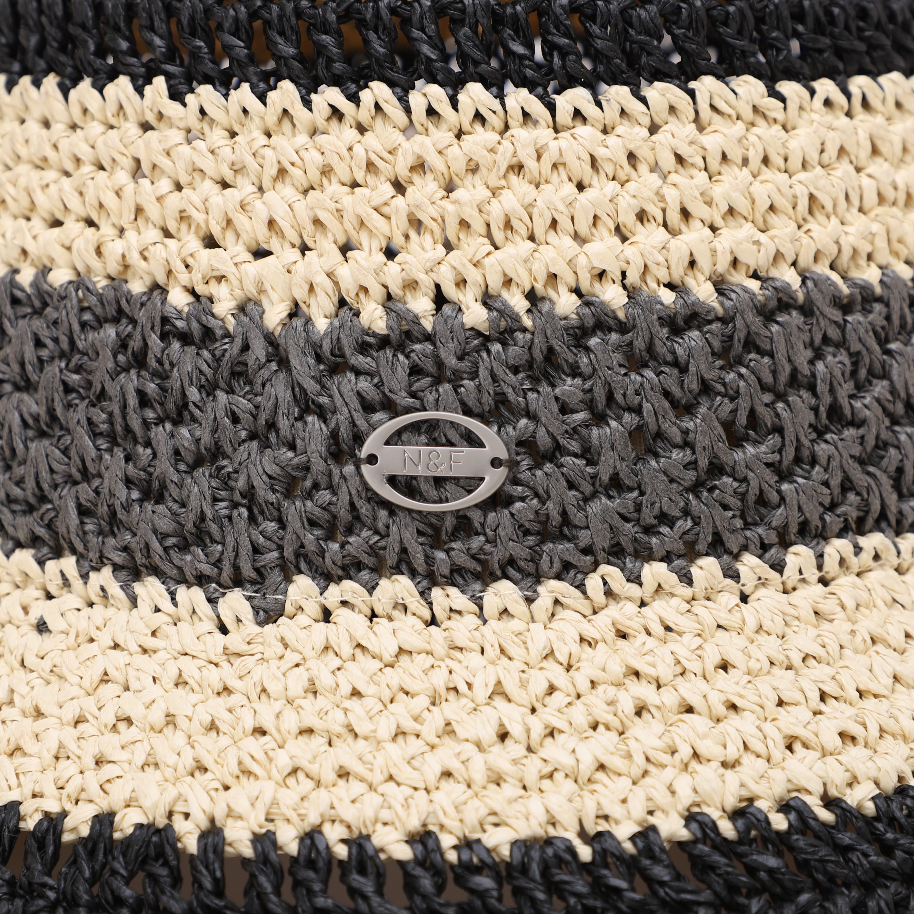 Women’s Paper Straw Bucket Hat with Wide Brim and UPF 50+ Sun Protection