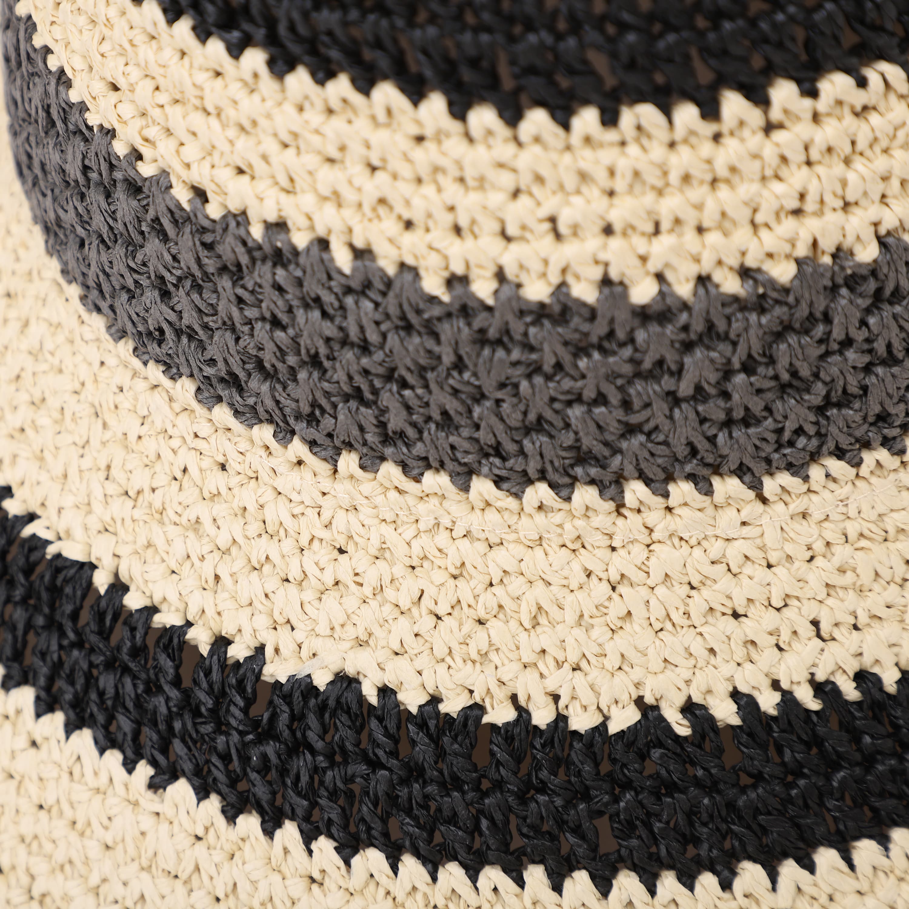 Women’s Paper Straw Bucket Hat with Wide Brim and UPF 50+ Sun Protection