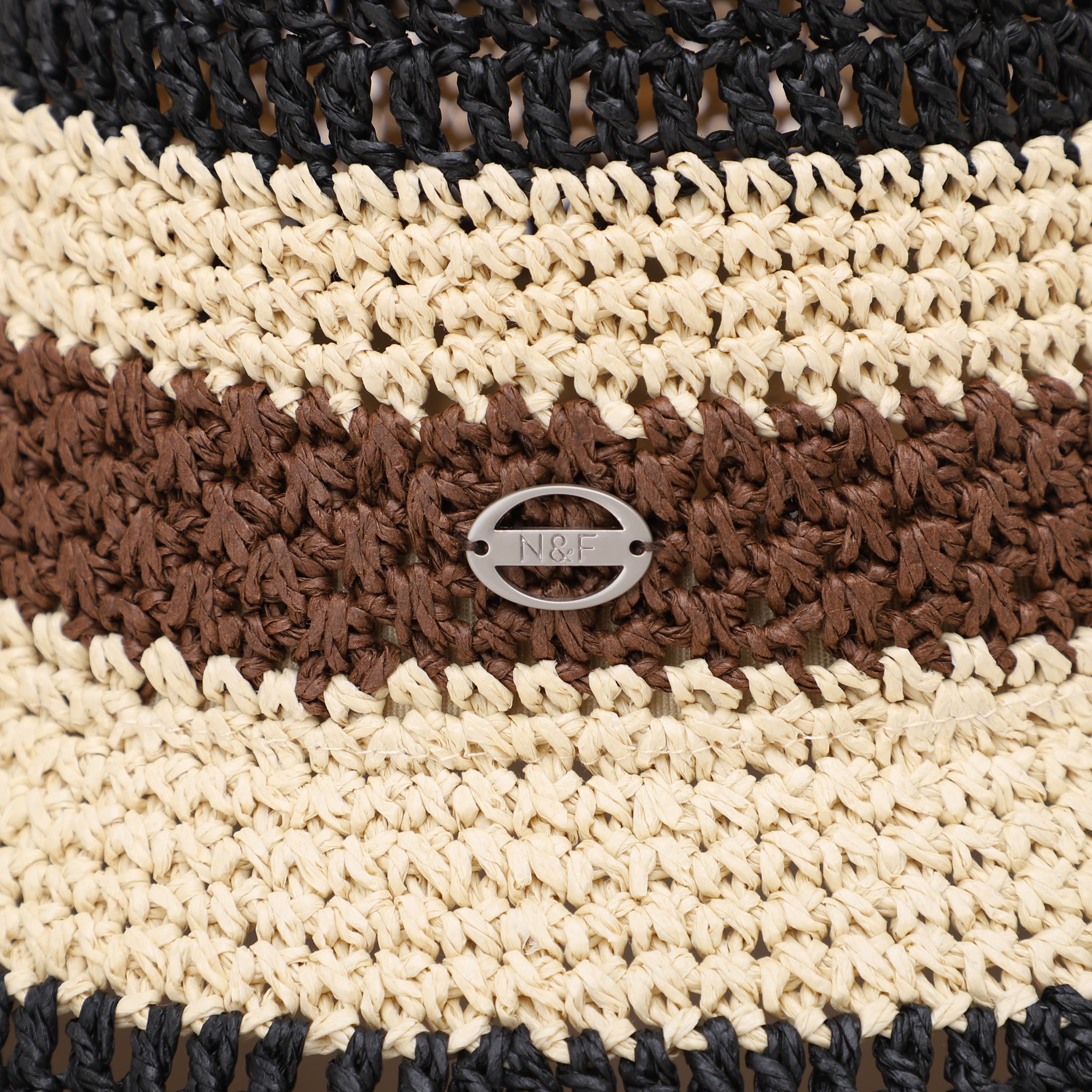 Women’s Paper Straw Bucket Hat with Wide Brim and UPF 50+ Sun Protection