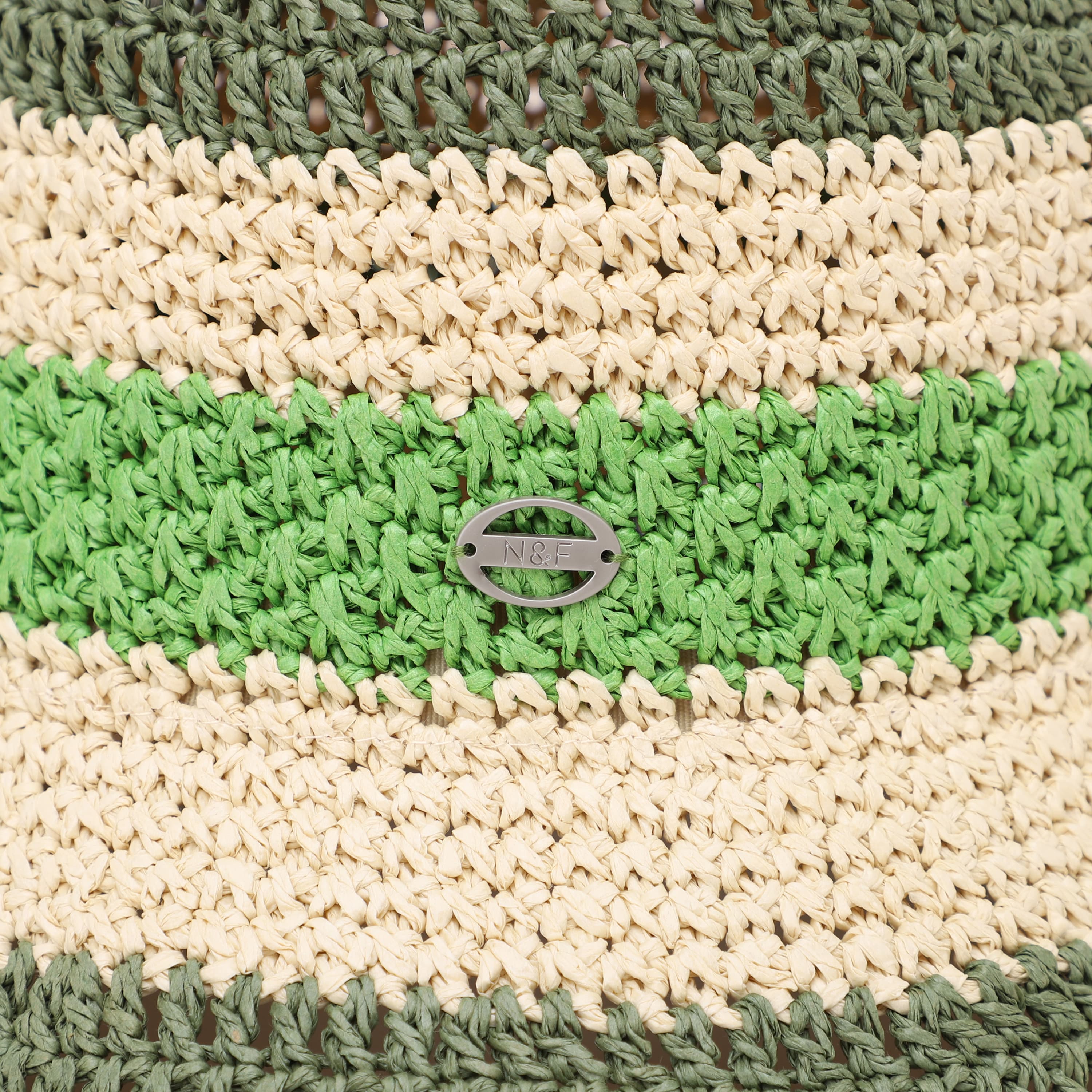 Women’s Paper Straw Bucket Hat with Wide Brim and UPF 50+ Sun Protection