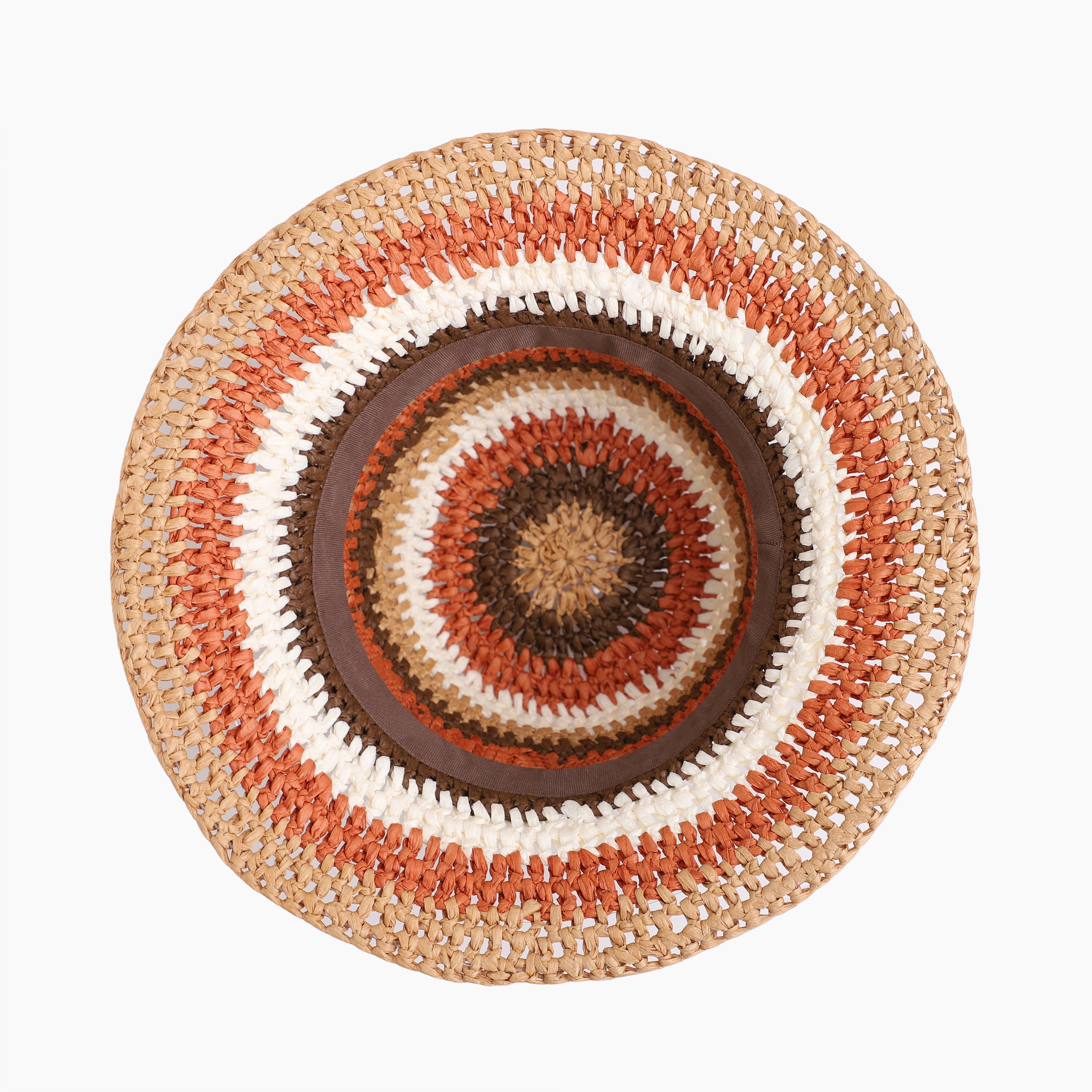 Women’s Paper Straw Bucket Hat with Wide Brim and UPF 50+ Sun Protection