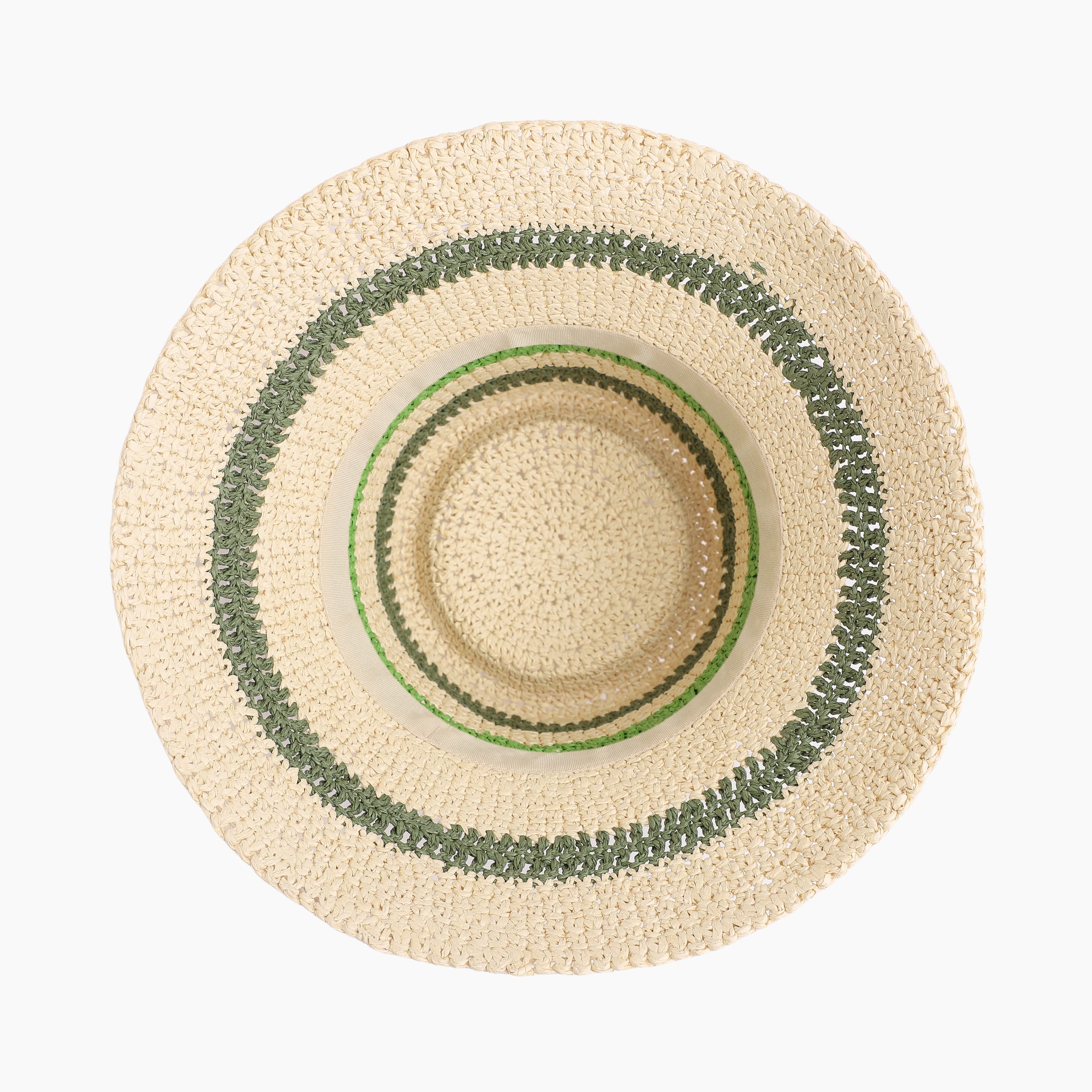 Women’s Paper Straw Bucket Hat with Wide Brim and UPF 50+ Sun Protection