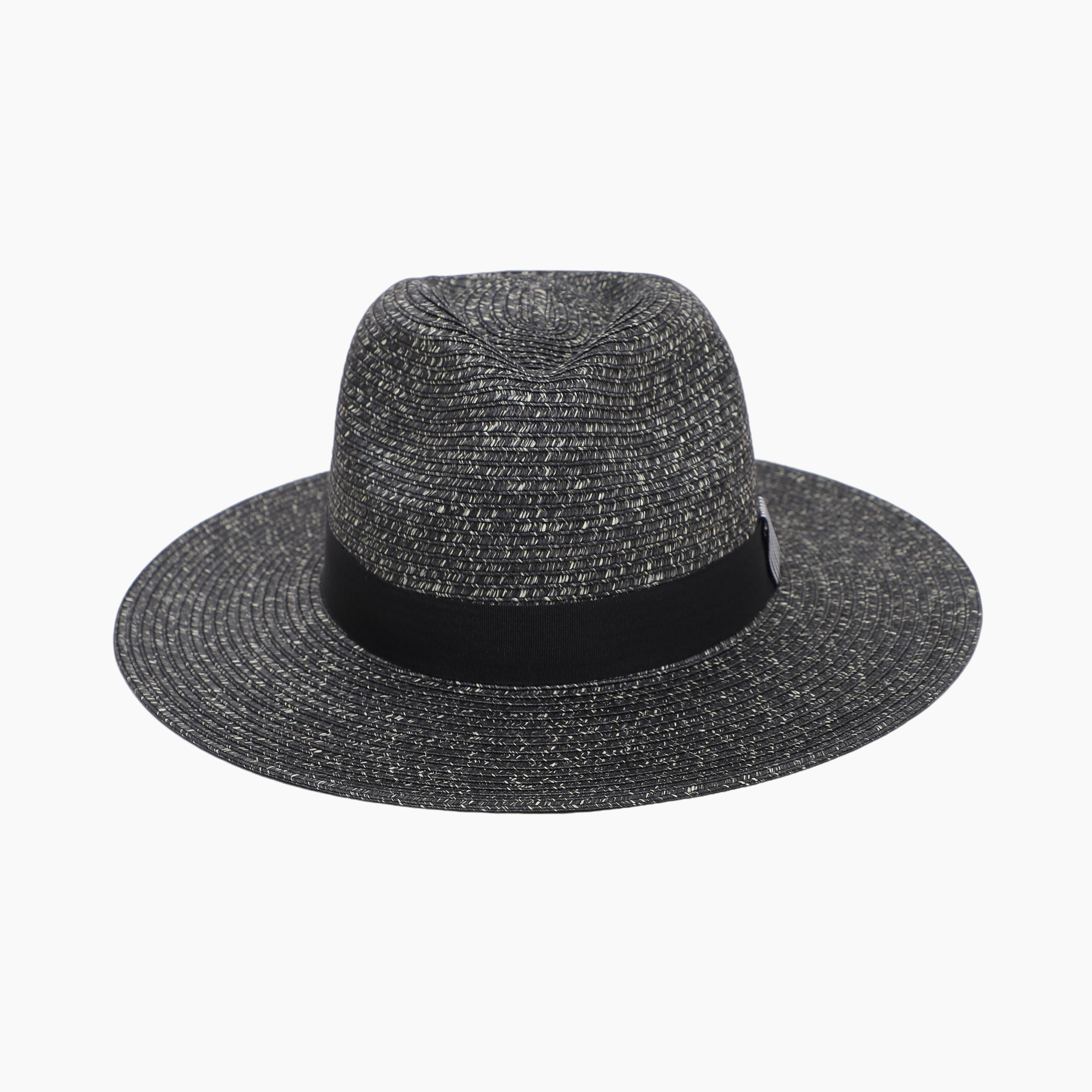 Unisex Paper Straw Fedora Hat with Wide Brim and UPF 50+ Sun Protection