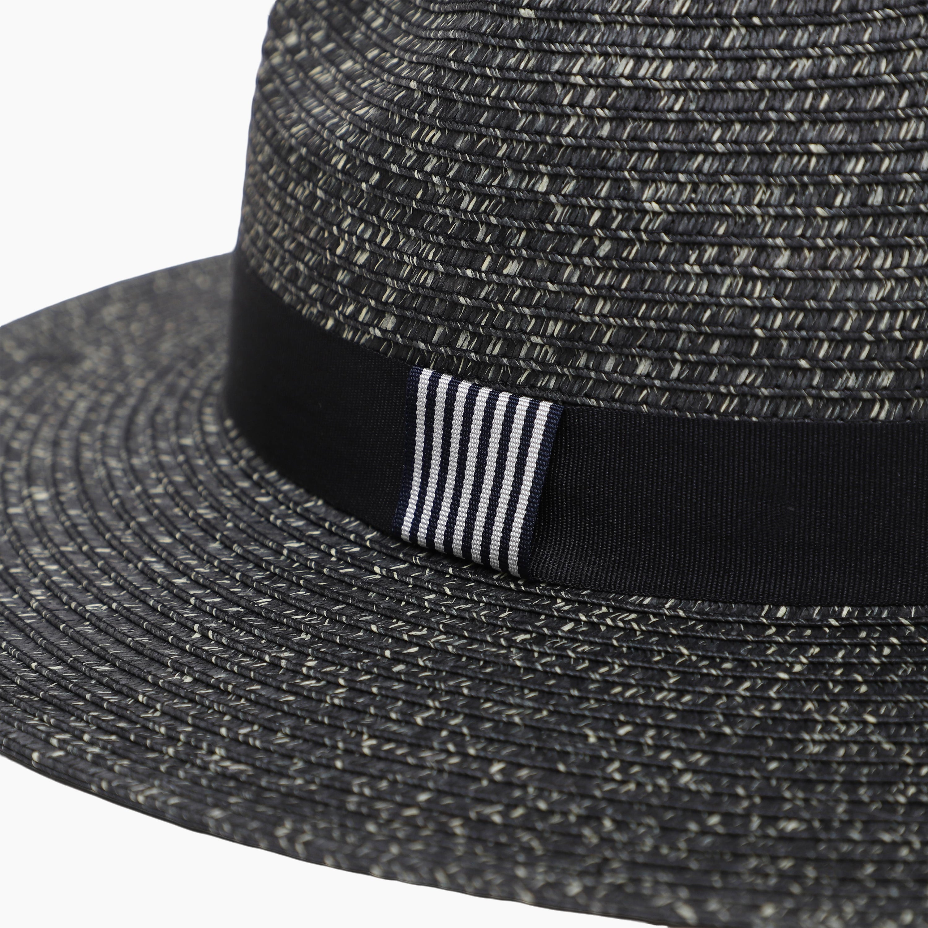 Unisex Paper Straw Fedora Hat with Wide Brim and UPF 50+ Sun Protection