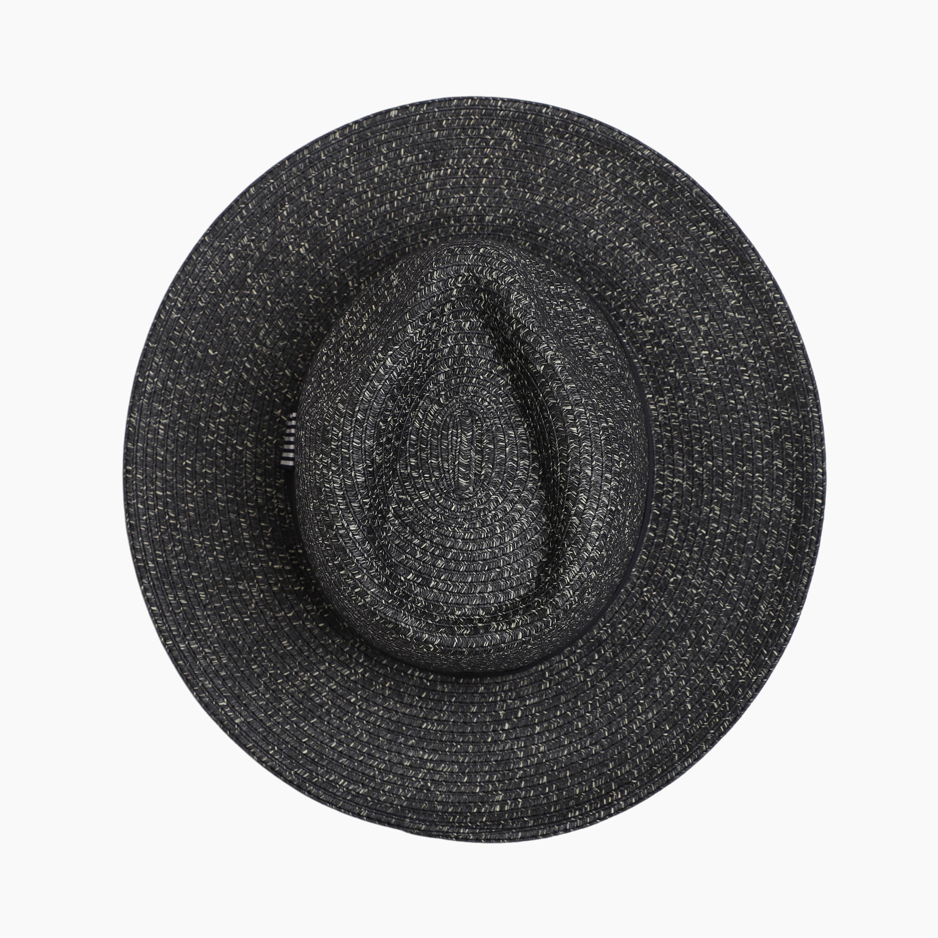 Unisex Paper Straw Fedora Hat with Wide Brim and UPF 50+ Sun Protection