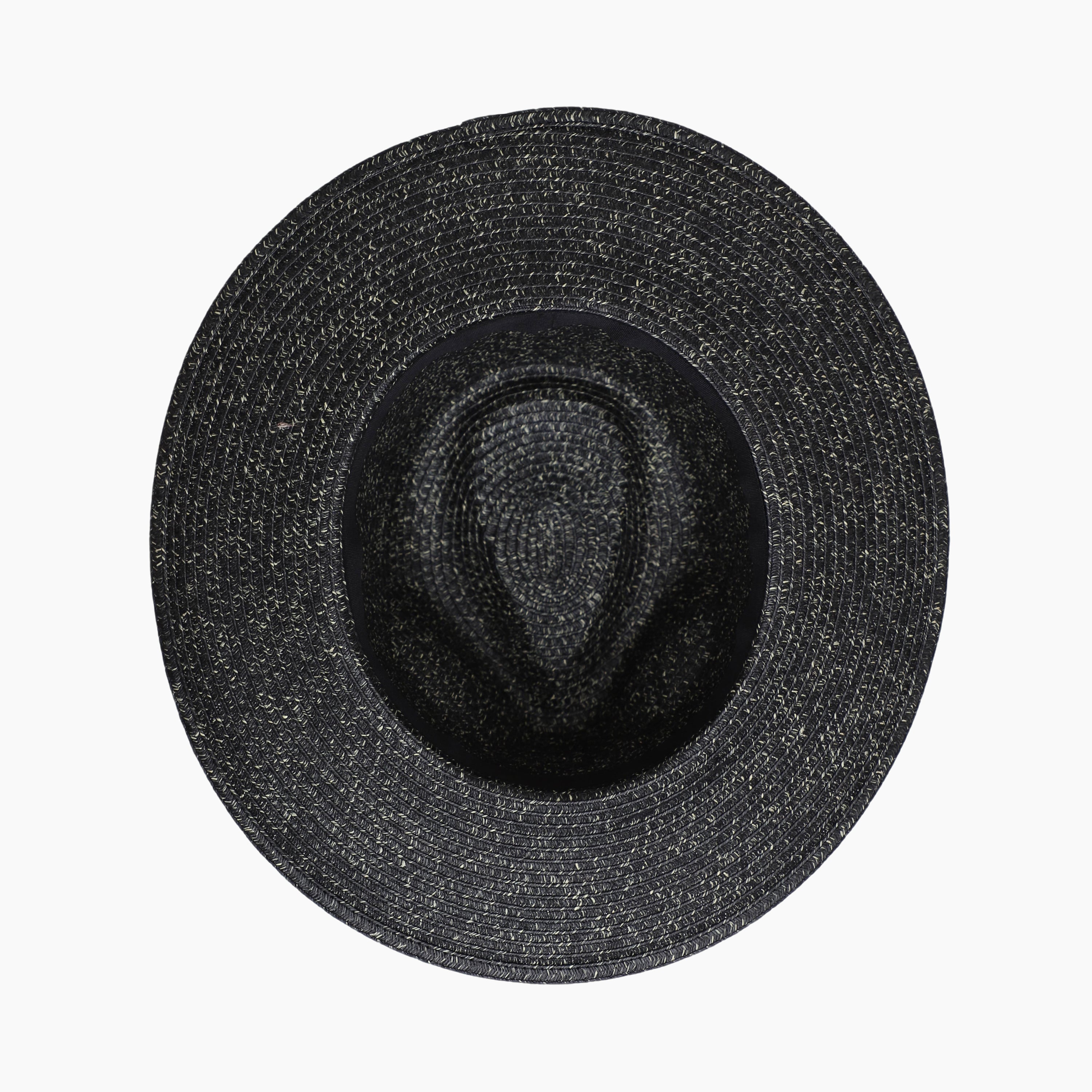 Unisex Paper Straw Fedora Hat with Wide Brim and UPF 50+ Sun Protection