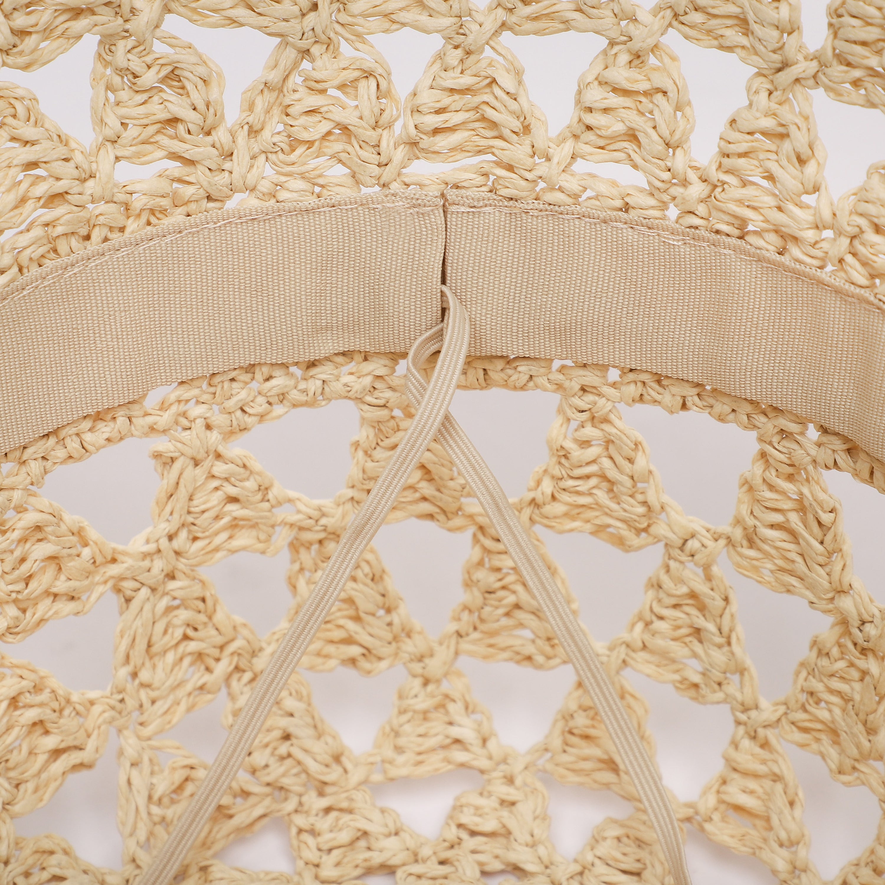 Women’s Paper Straw Bucket Hat with Wide Brim and UPF 50+ Sun Protection