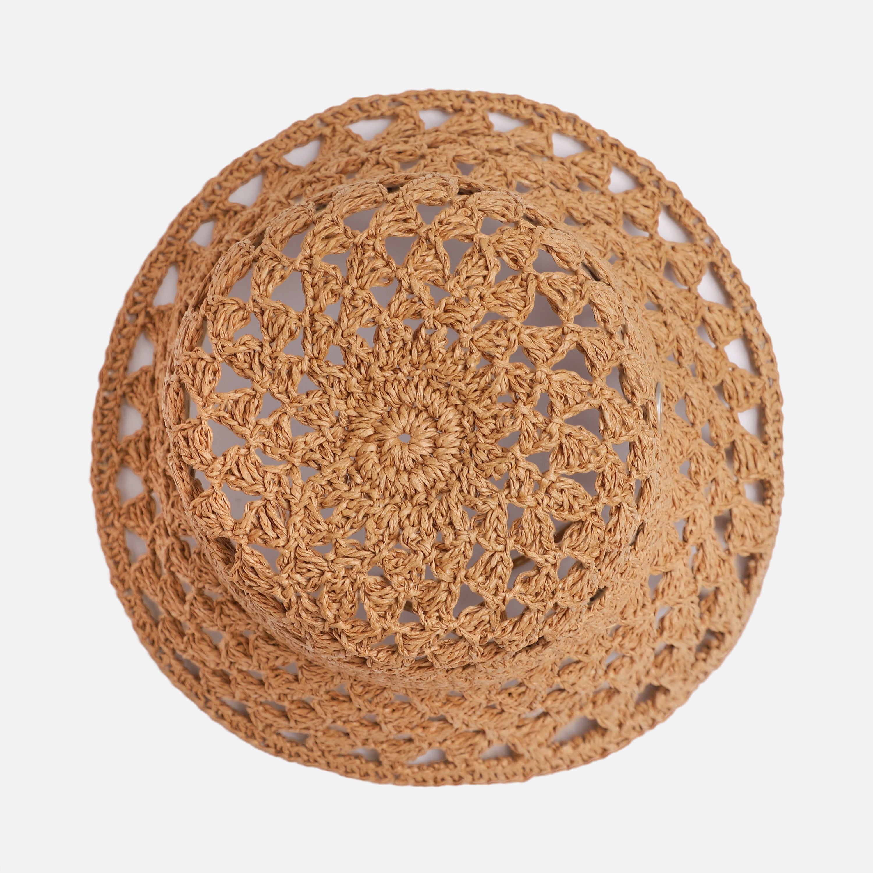 Women’s Paper Straw Bucket Hat with Wide Brim and UPF 50+ Sun Protection