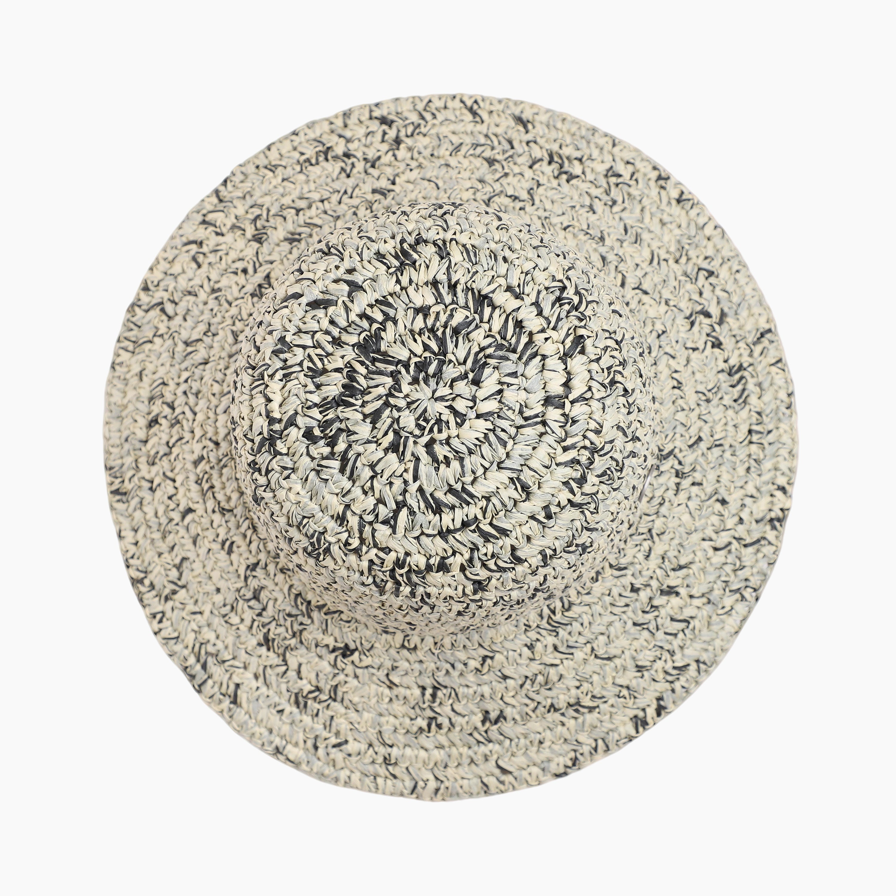 Women’s Paper Straw Bucket Hat with Wide Brim and UPF 50+ Sun Protection