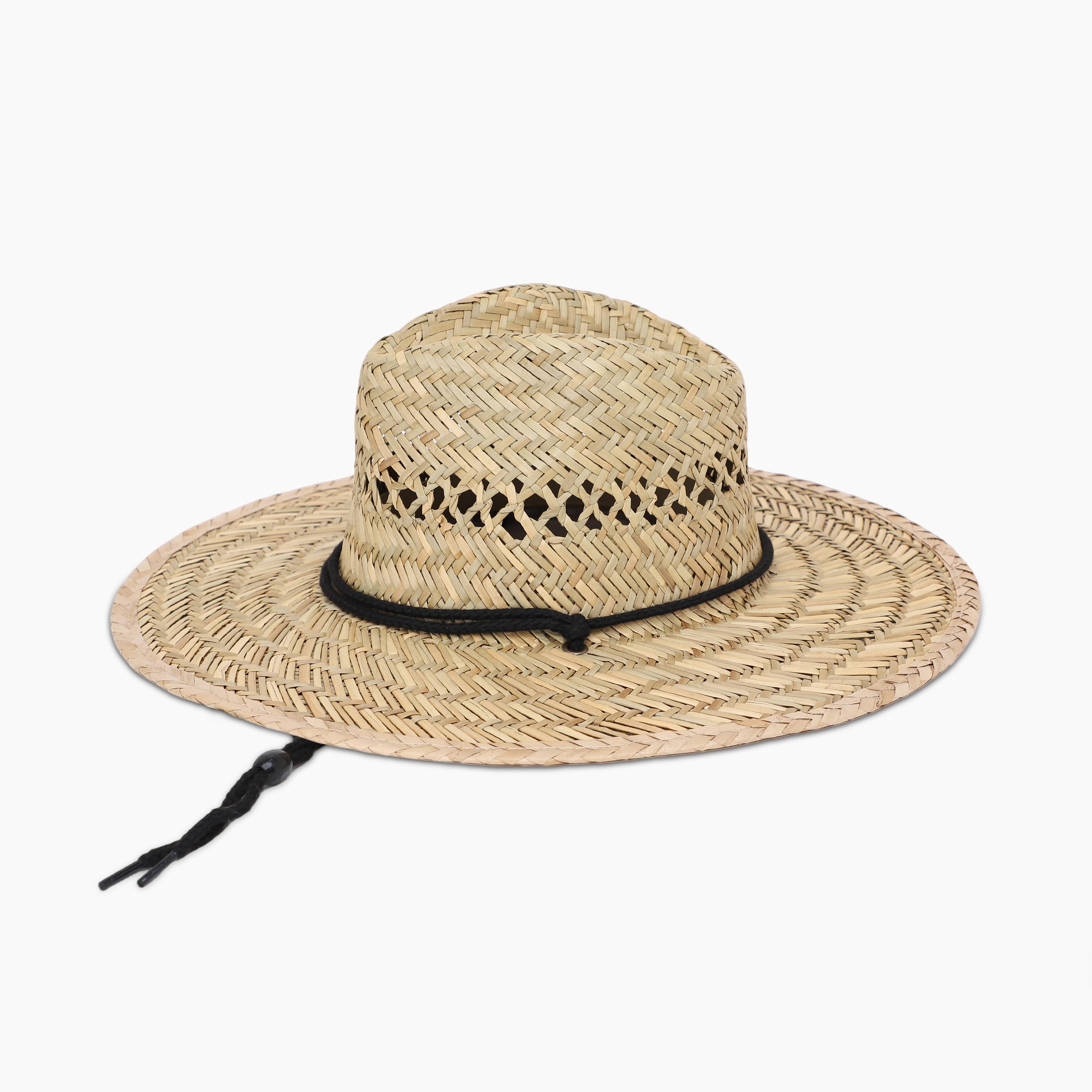 Unisex Seagrass Fedora Hat with Wide Brim and UPF 50+ Sun Protection