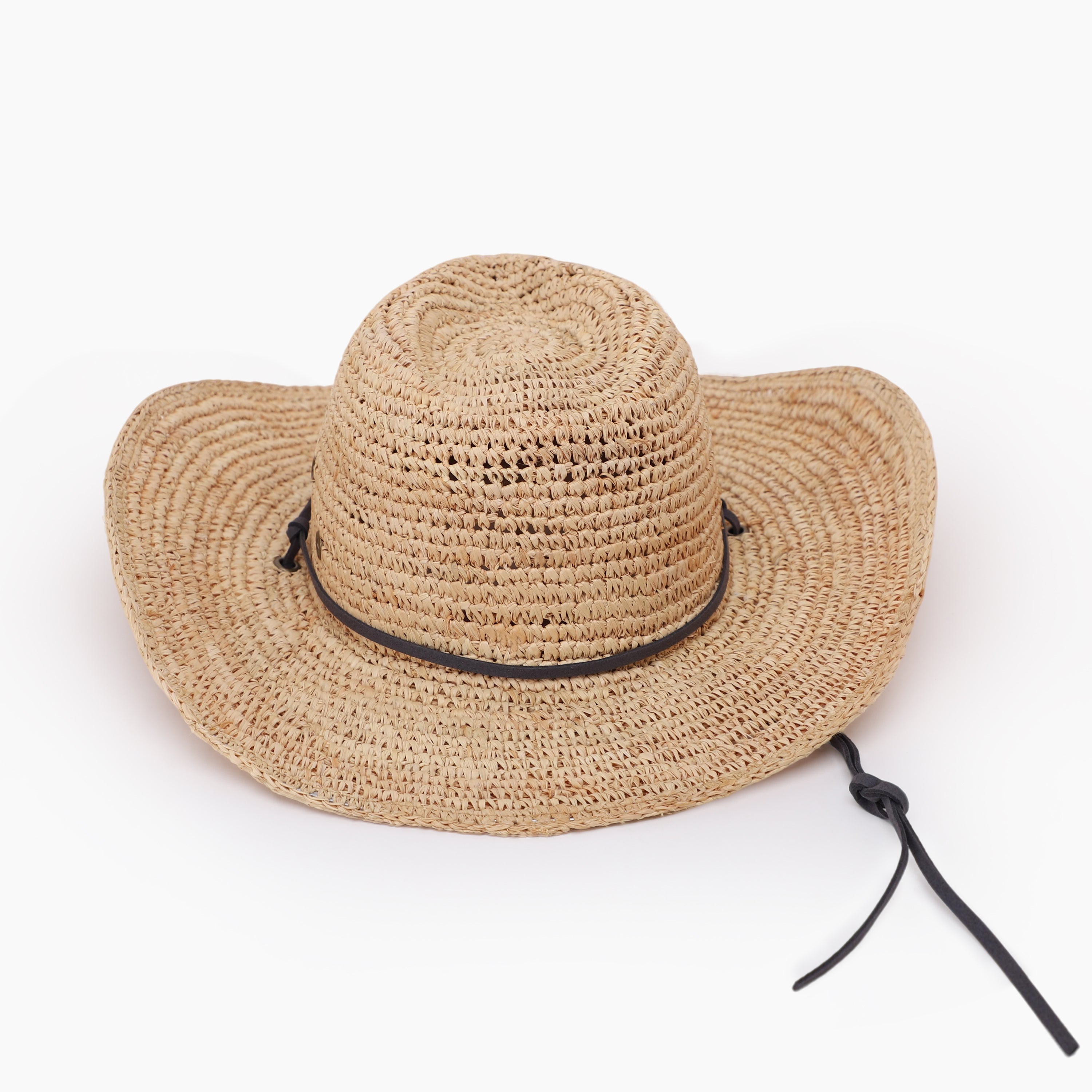 Unisex Raffia Fedora Hat with Wide Brim and UPF 50+ Sun Protection