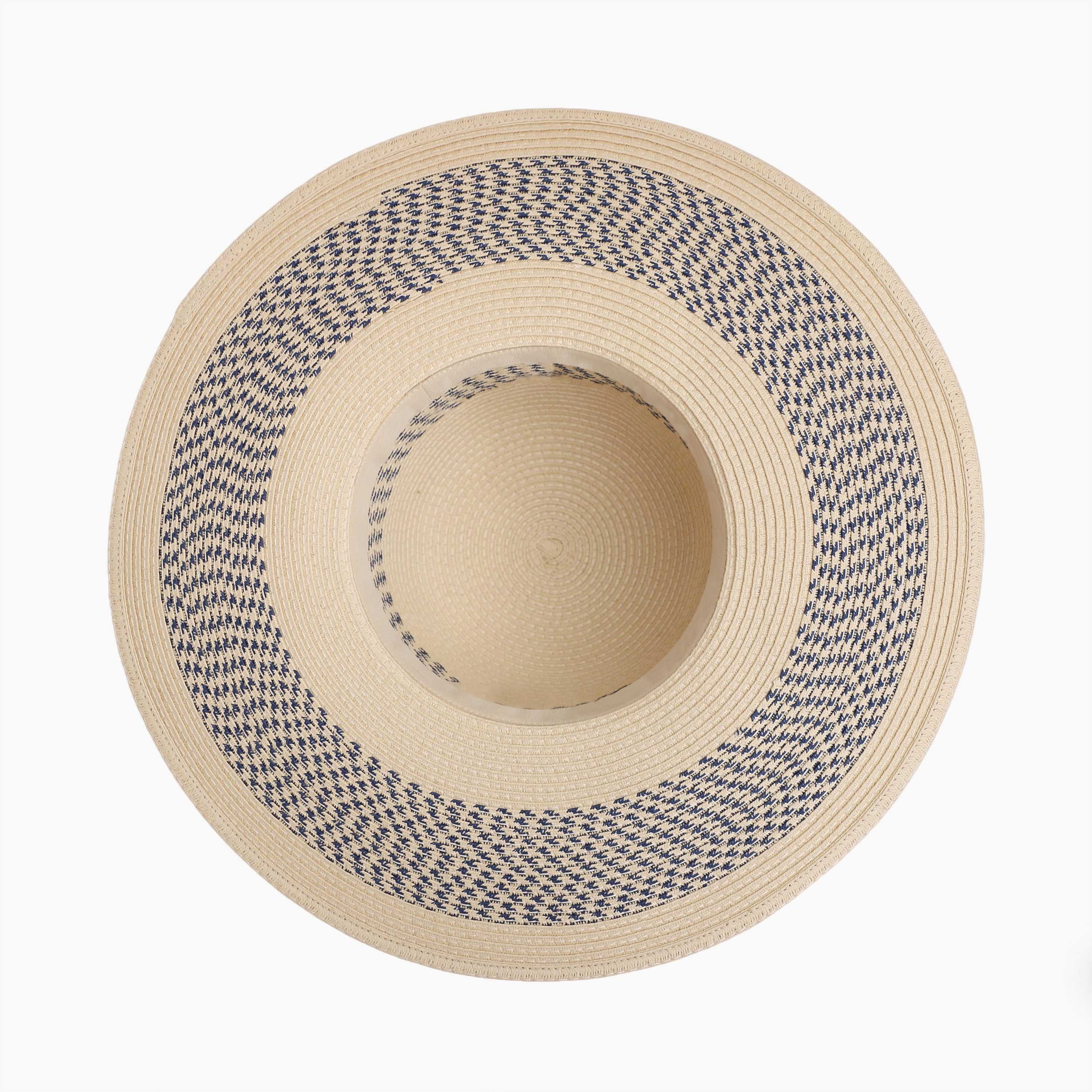 Women’s Paper Straw Sun Hat with Wide Brim and UPF 50+ Sun Protection